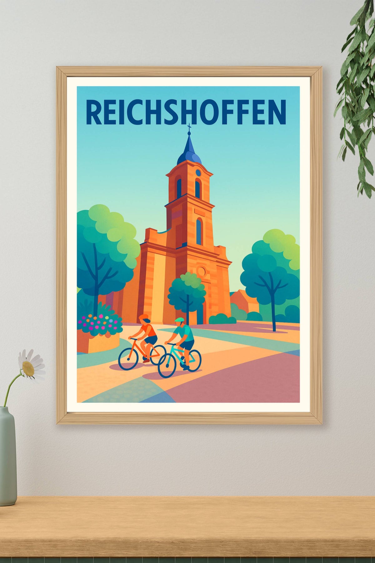 Affiche de Reichshoffen - Charme paisible de la campagne alsacienne