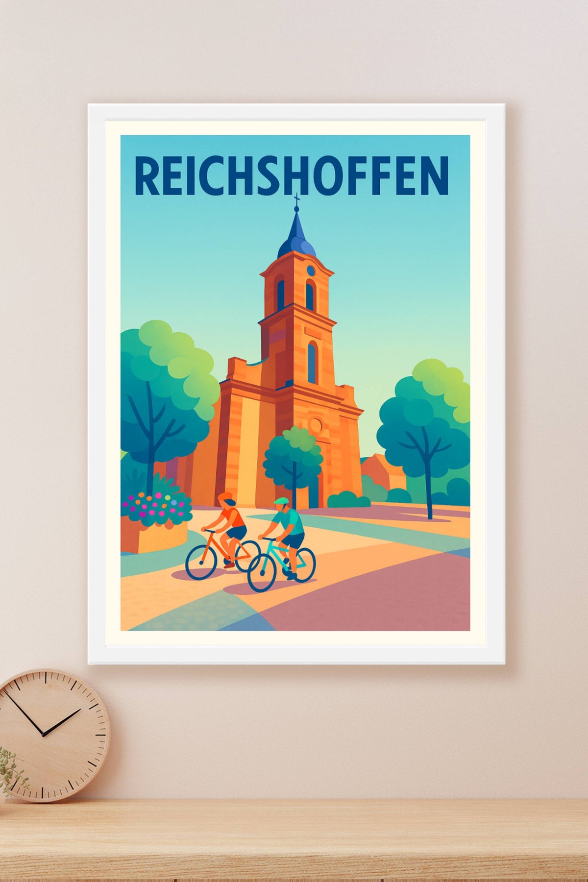 Affiche de Reichshoffen - Charme paisible de la campagne alsacienne