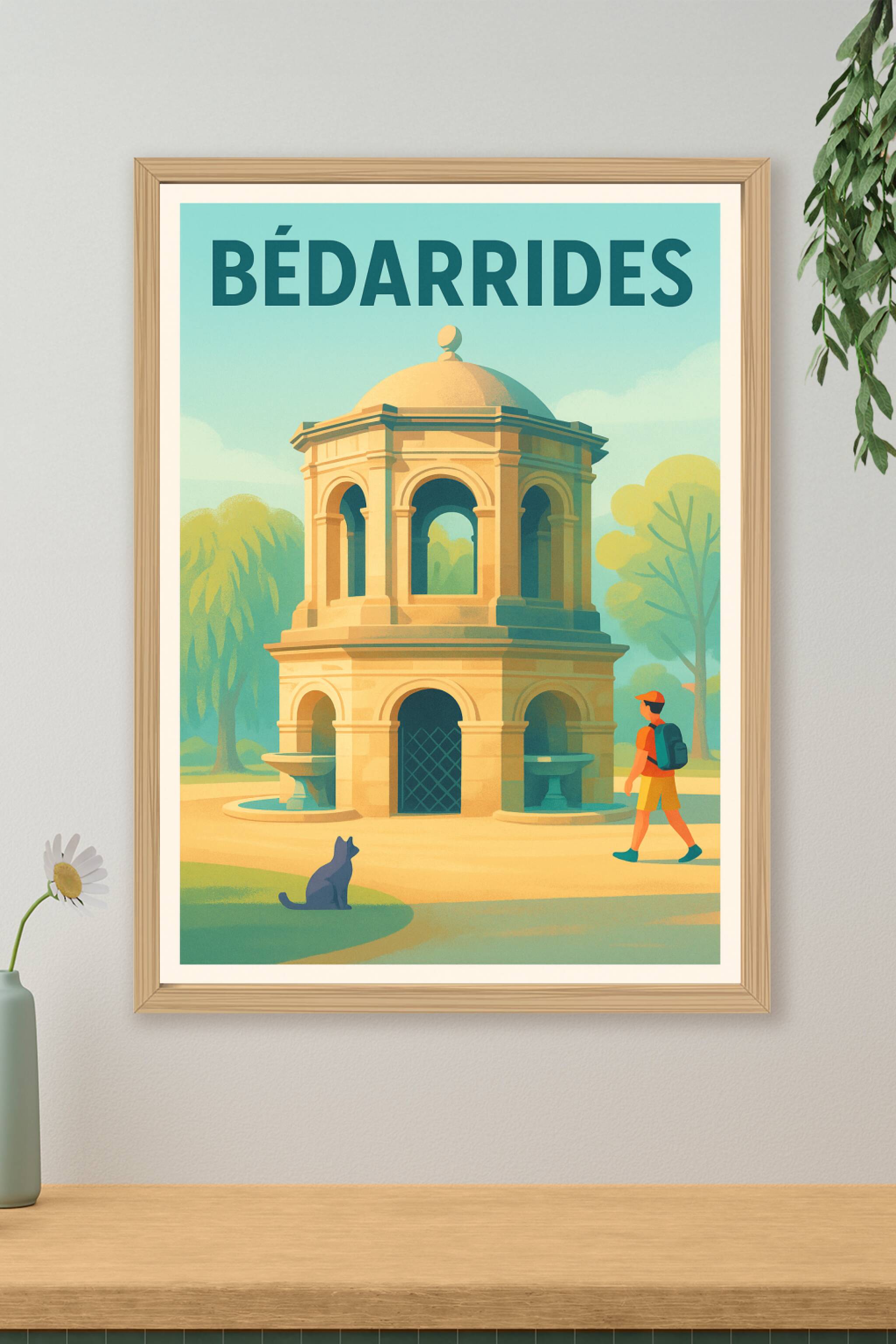 Affiche de Bédarrides - Charme et sérénité au cœur de la Provence