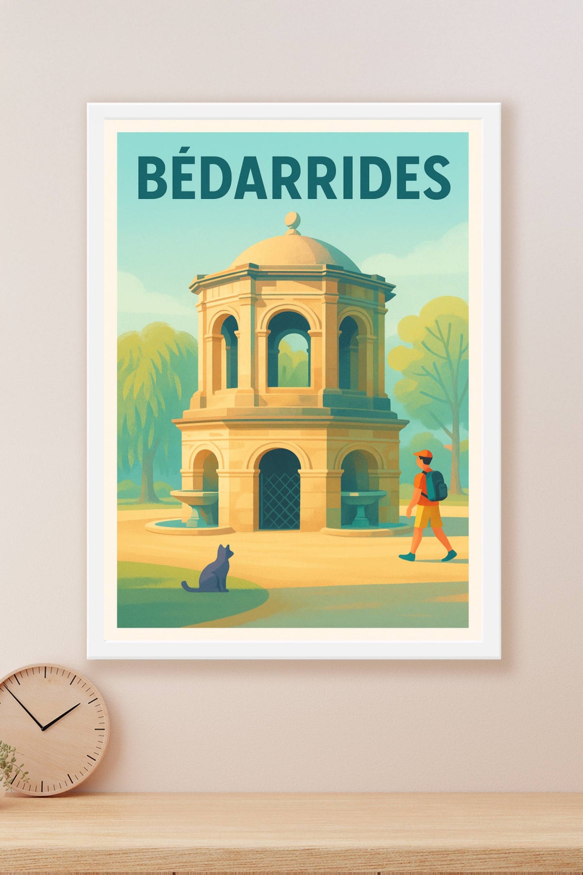 Affiche de Bédarrides - Charme et sérénité au cœur de la Provence