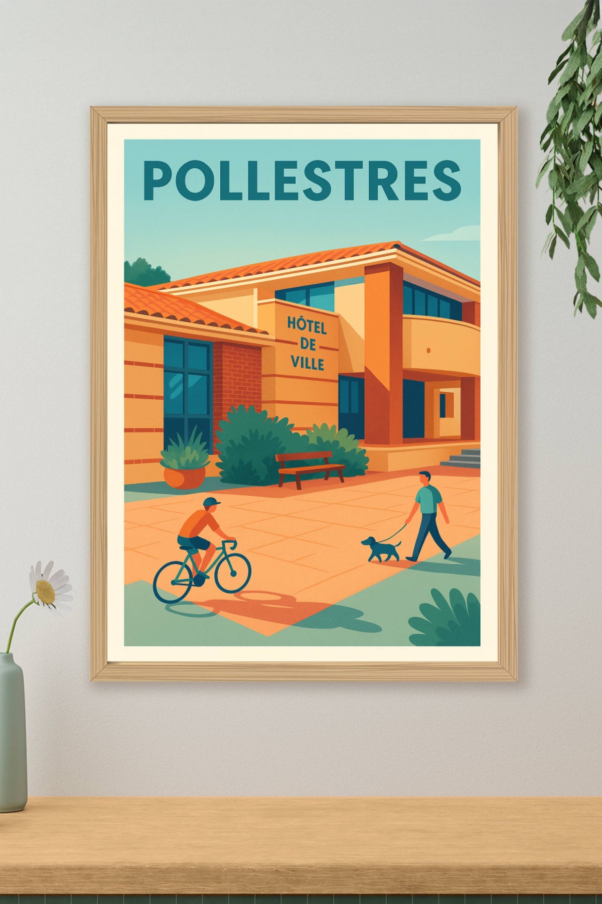 Affiche de Pollestres - Charme et sérénité au cœur de la ville