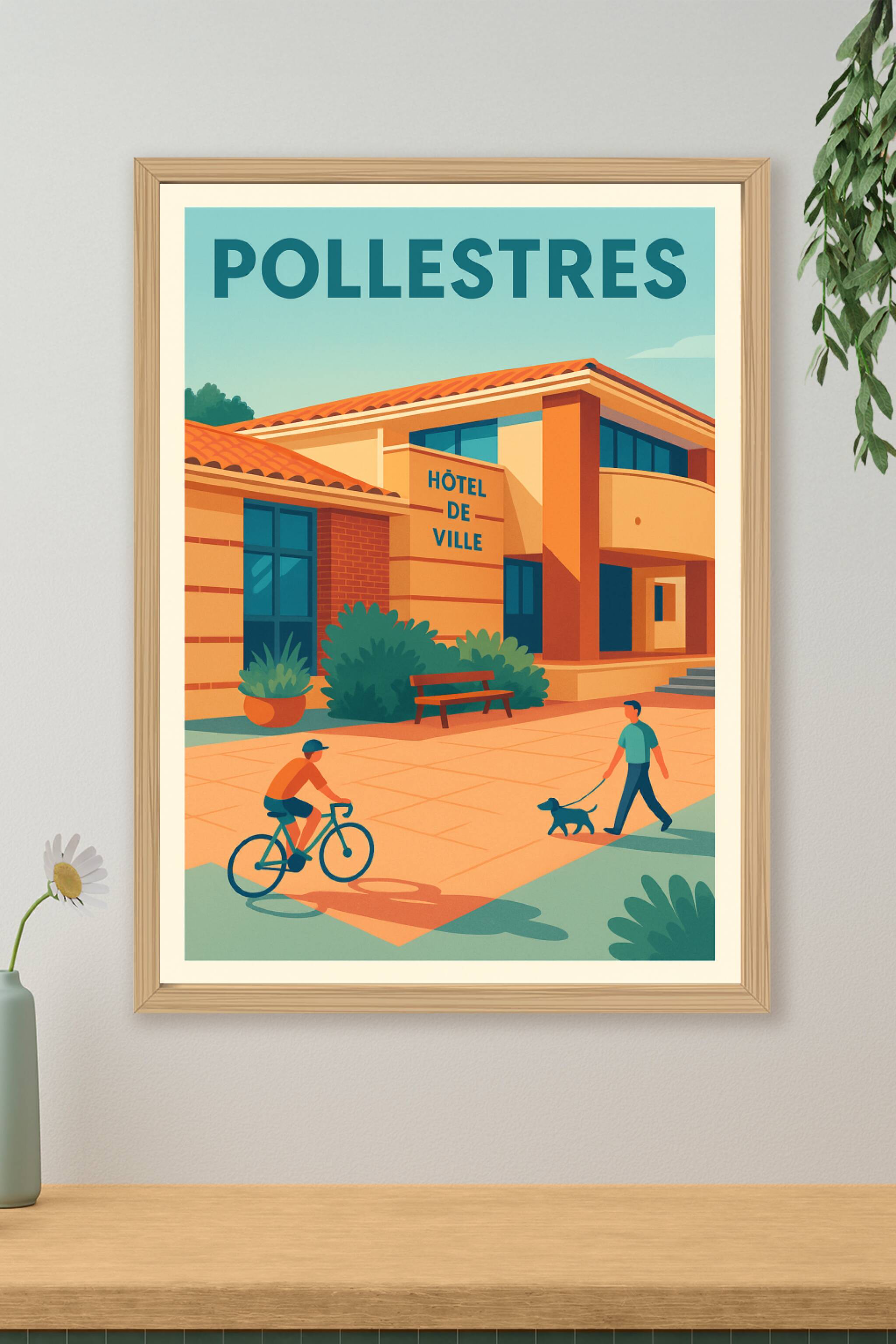 Affiche de Pollestres - Charme et sérénité au cœur de la ville