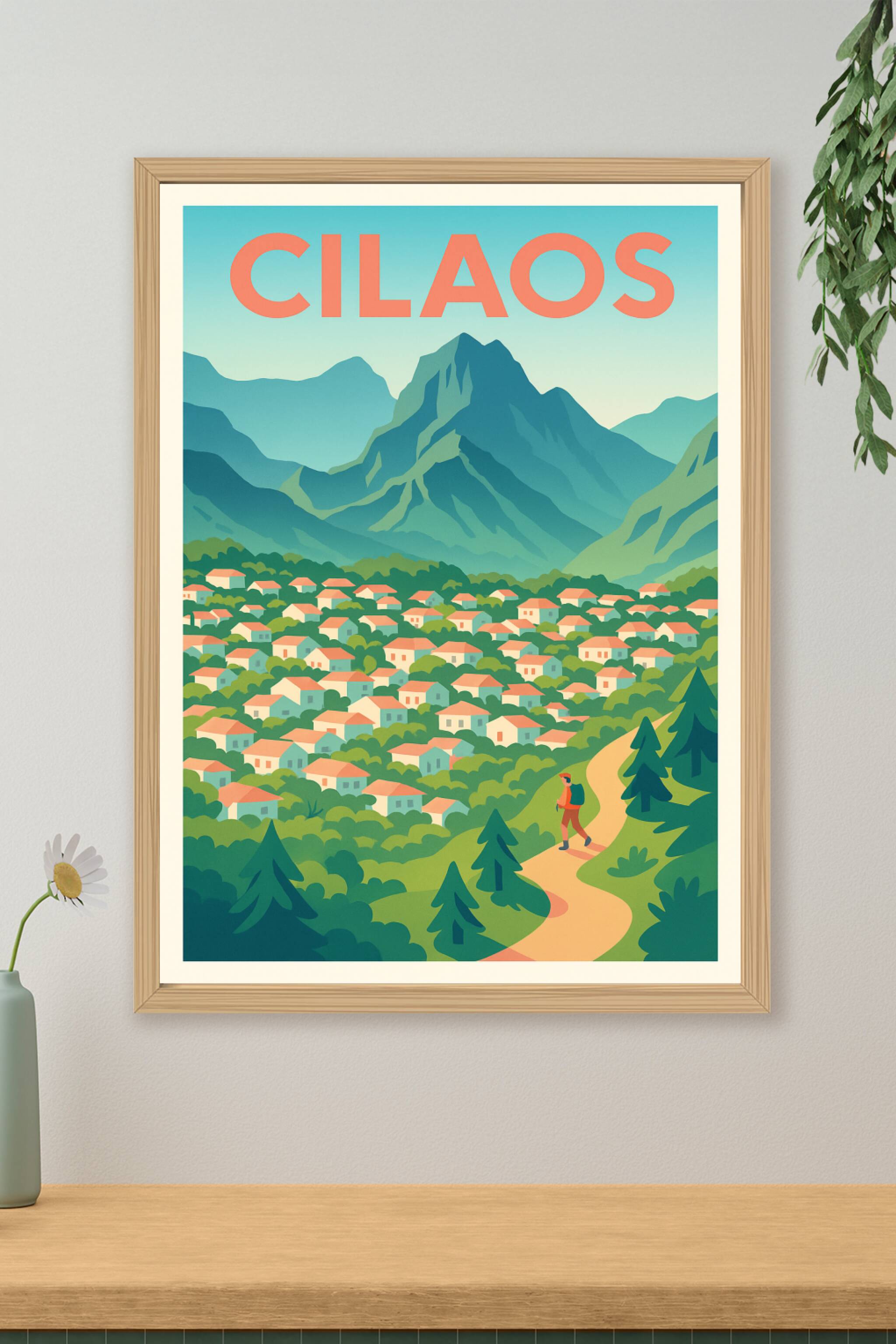 Affiche de Cilaos - Échappée belle au cœur des montagnes réunionnaises