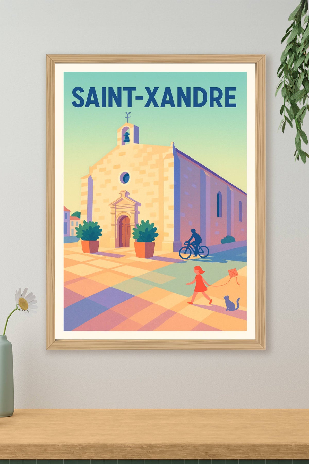 Affiche de Saint-Xandre - Charme et douceur en lumière douce