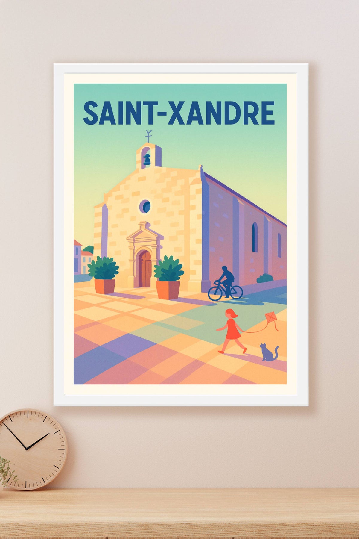 Affiche de Saint-Xandre - Charme et douceur en lumière douce