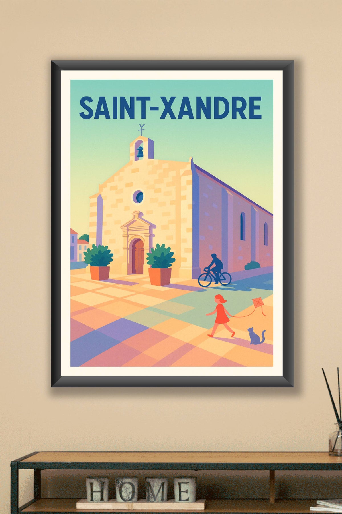 Affiche de Saint-Xandre - Charme et douceur en lumière douce