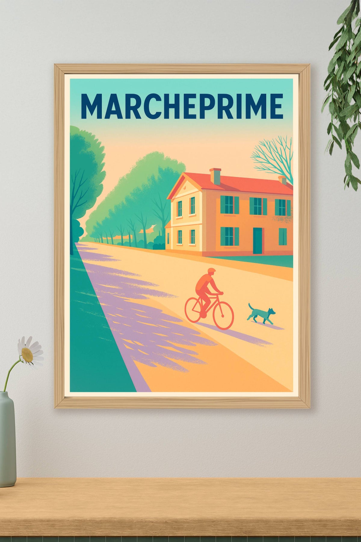 Affiche de Marcheprime - Authenticité et sérénité au quotidien