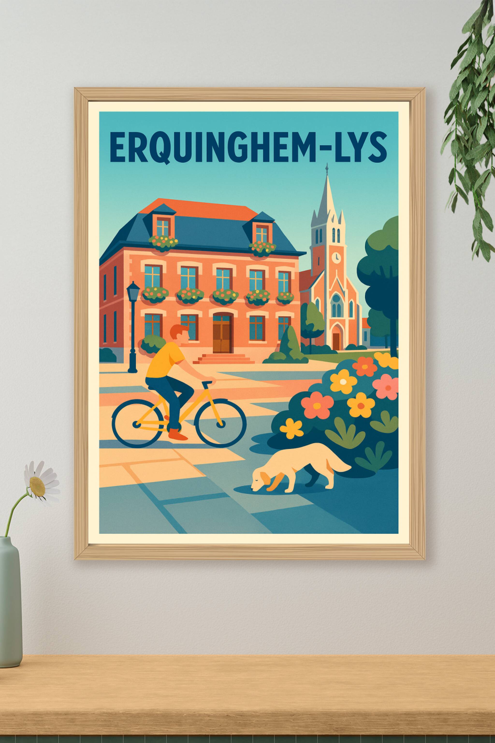 Affiche de Erquinghem-Lys - Flânerie tranquille au cœur de la ville