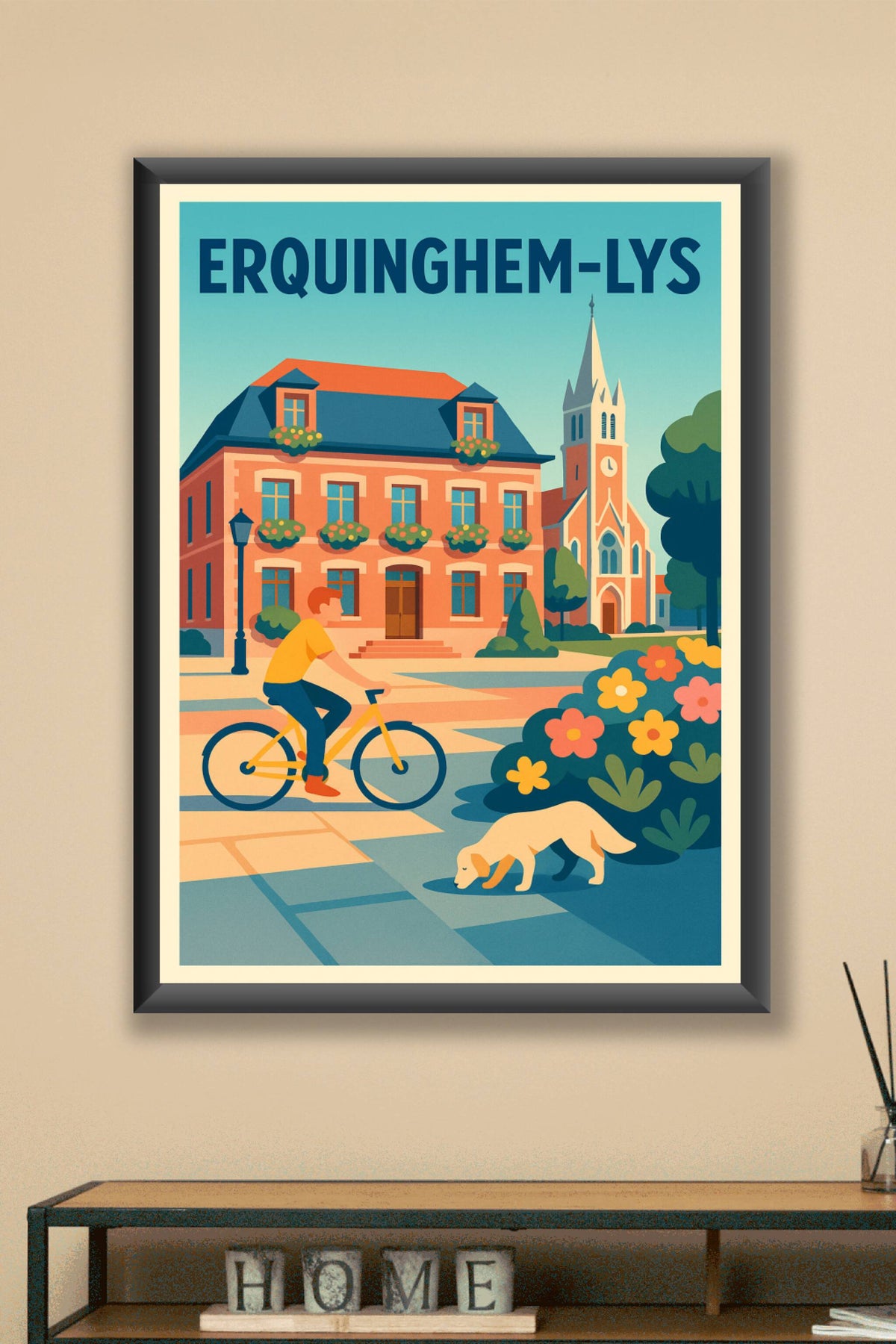 Affiche de Erquinghem-Lys - Flânerie tranquille au cœur de la ville