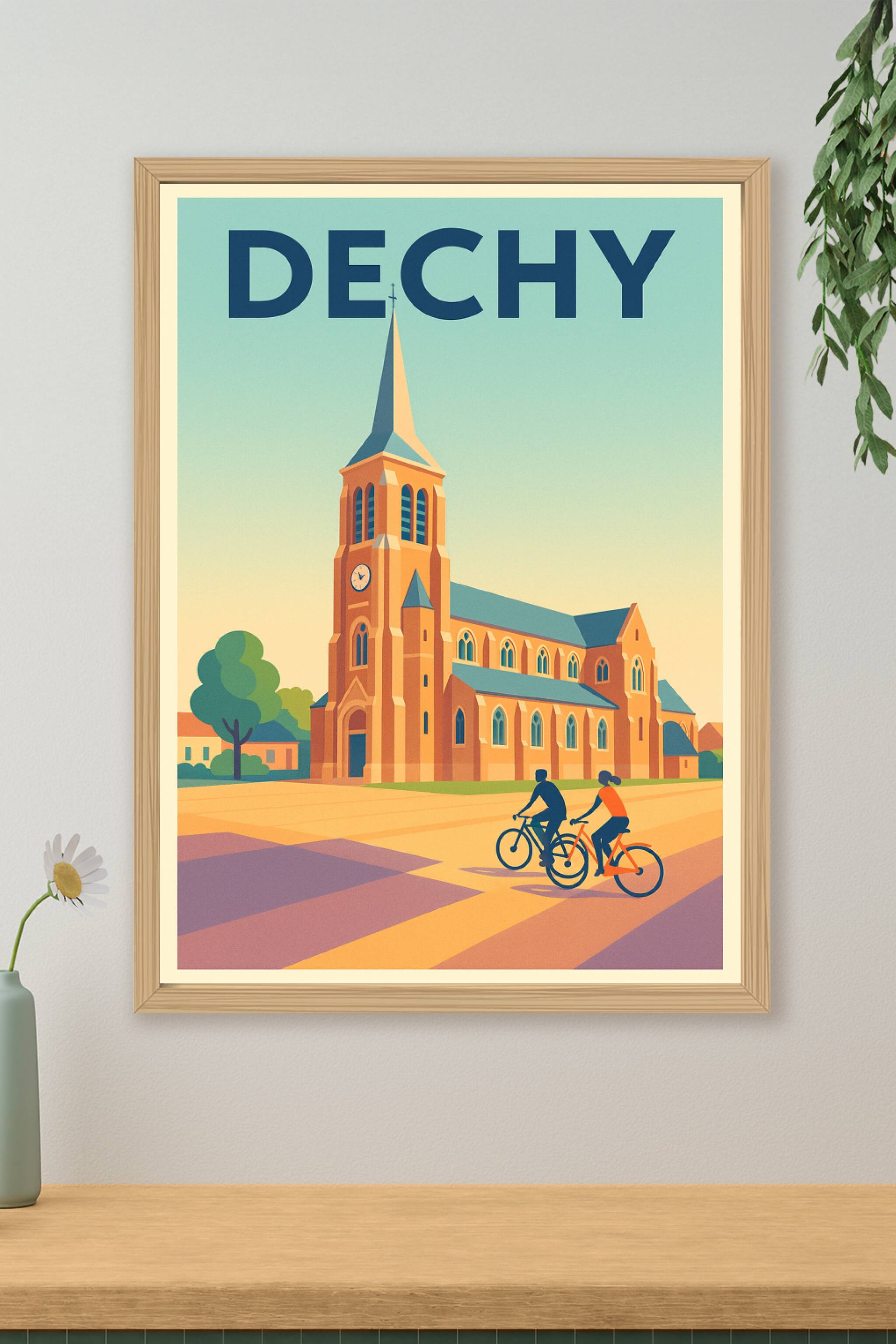 Affiche de Dechy - Une balade à vélo au cœur de la cité