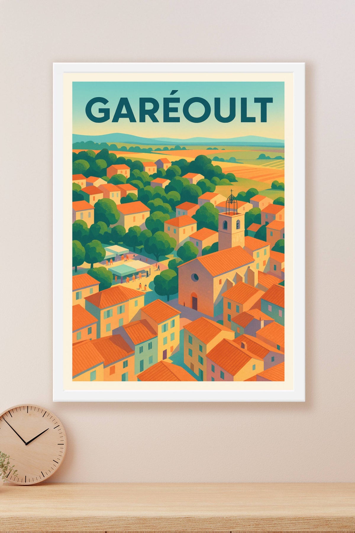 Affiche de Garéoult - Charme Provençal au Cœur du Village