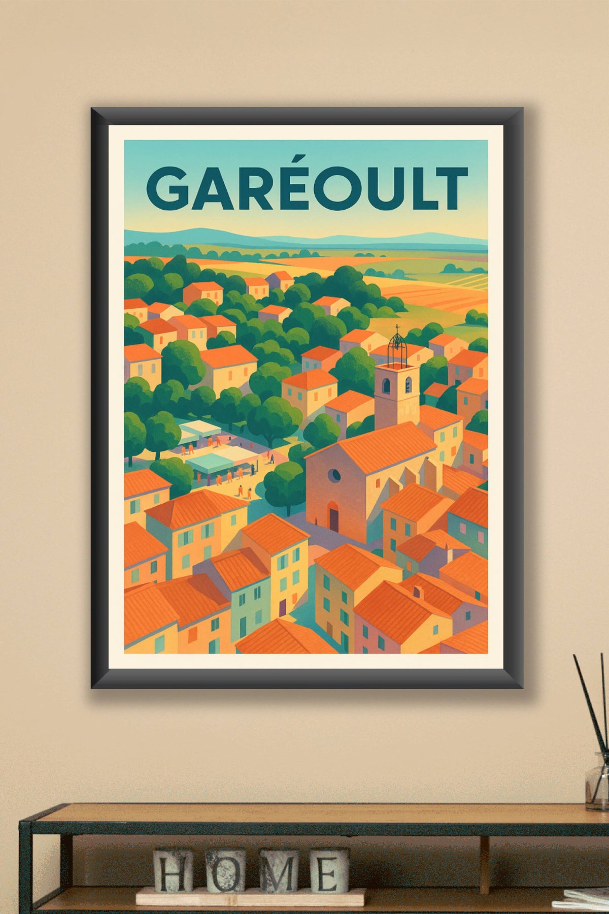 Affiche de Garéoult - Charme Provençal au Cœur du Village