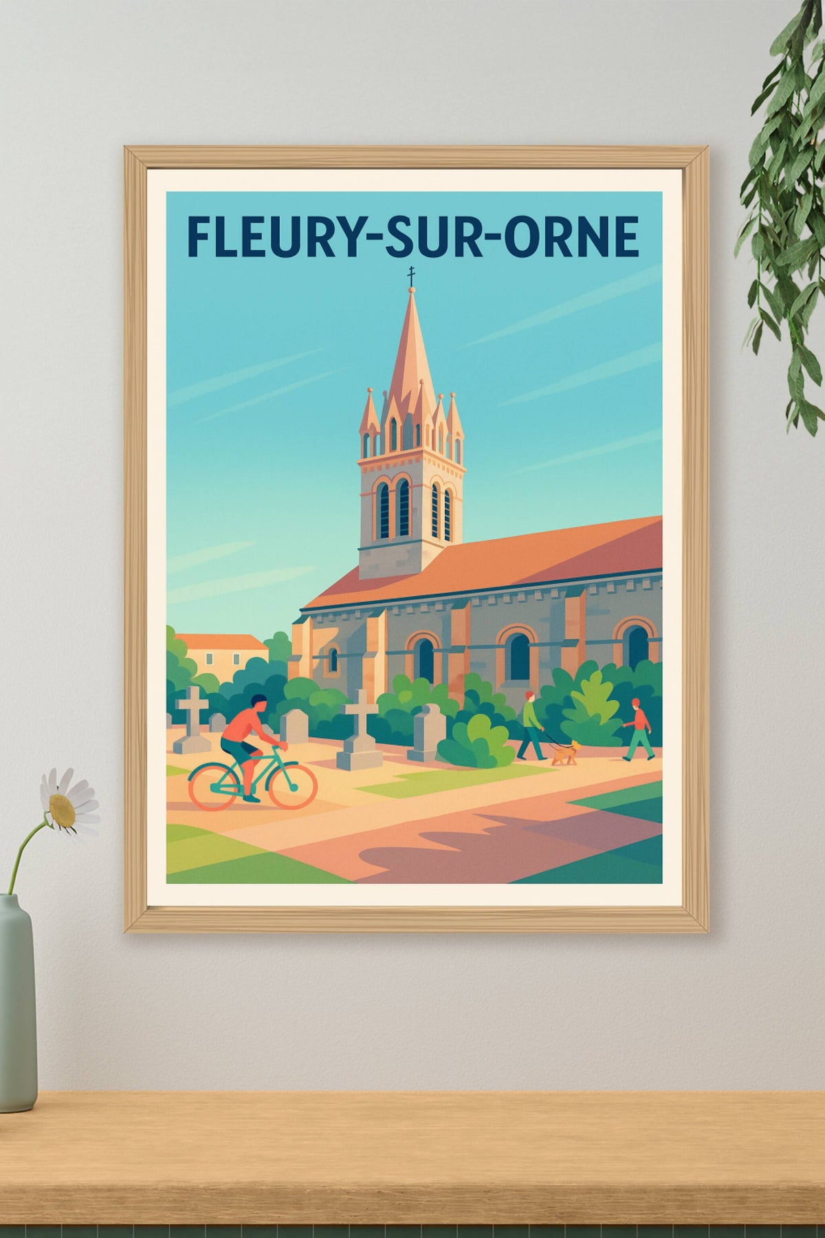 Affiche de Fleury-sur-Orne - Charme paisible au cœur de la Normandie