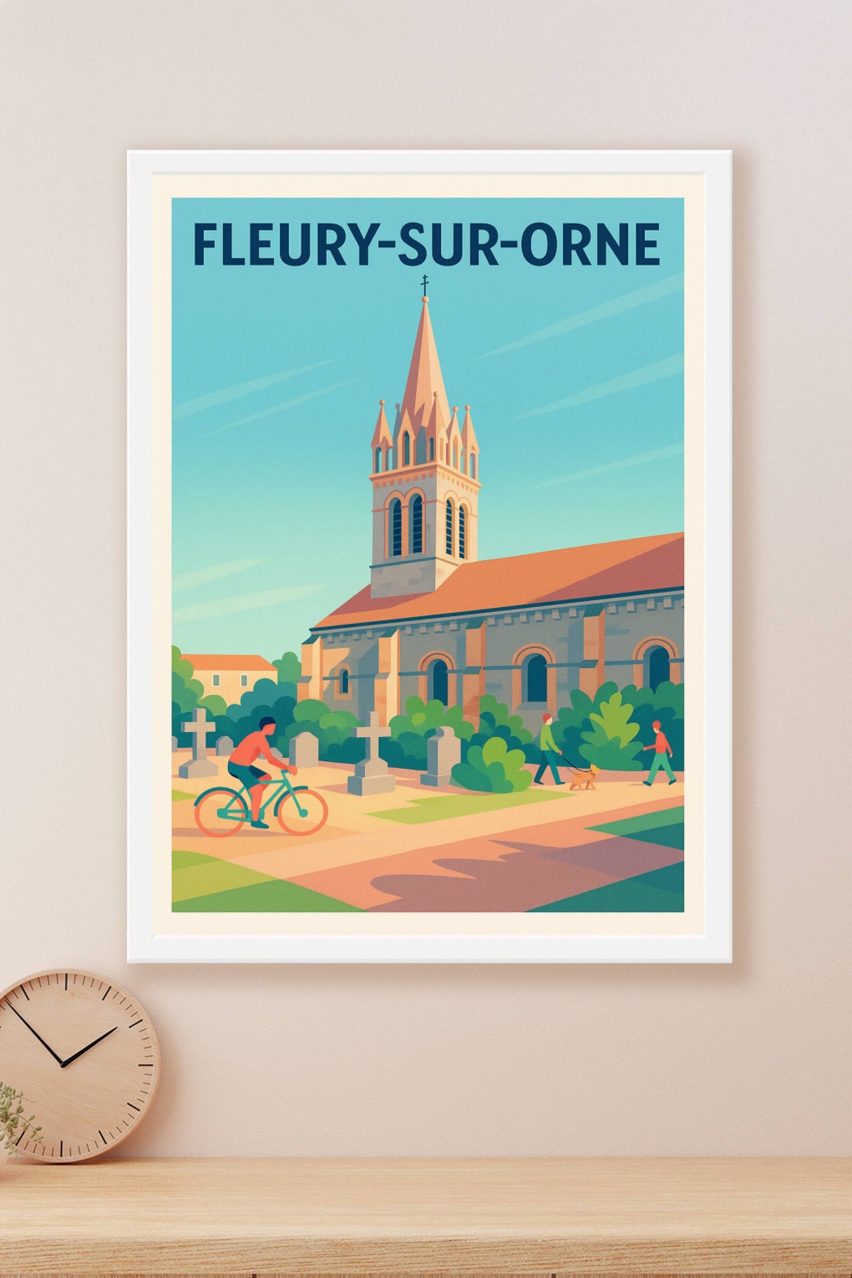 Affiche de Fleury-sur-Orne - Charme paisible au cœur de la Normandie