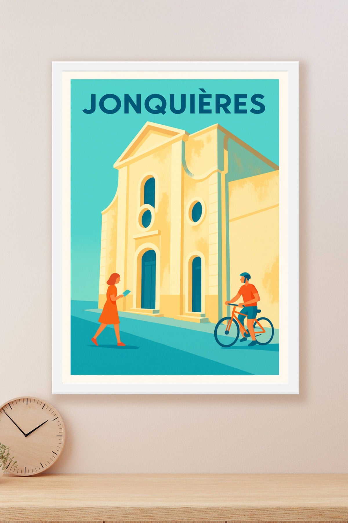 Affiche de Jonquières - Charme et douceur provençale