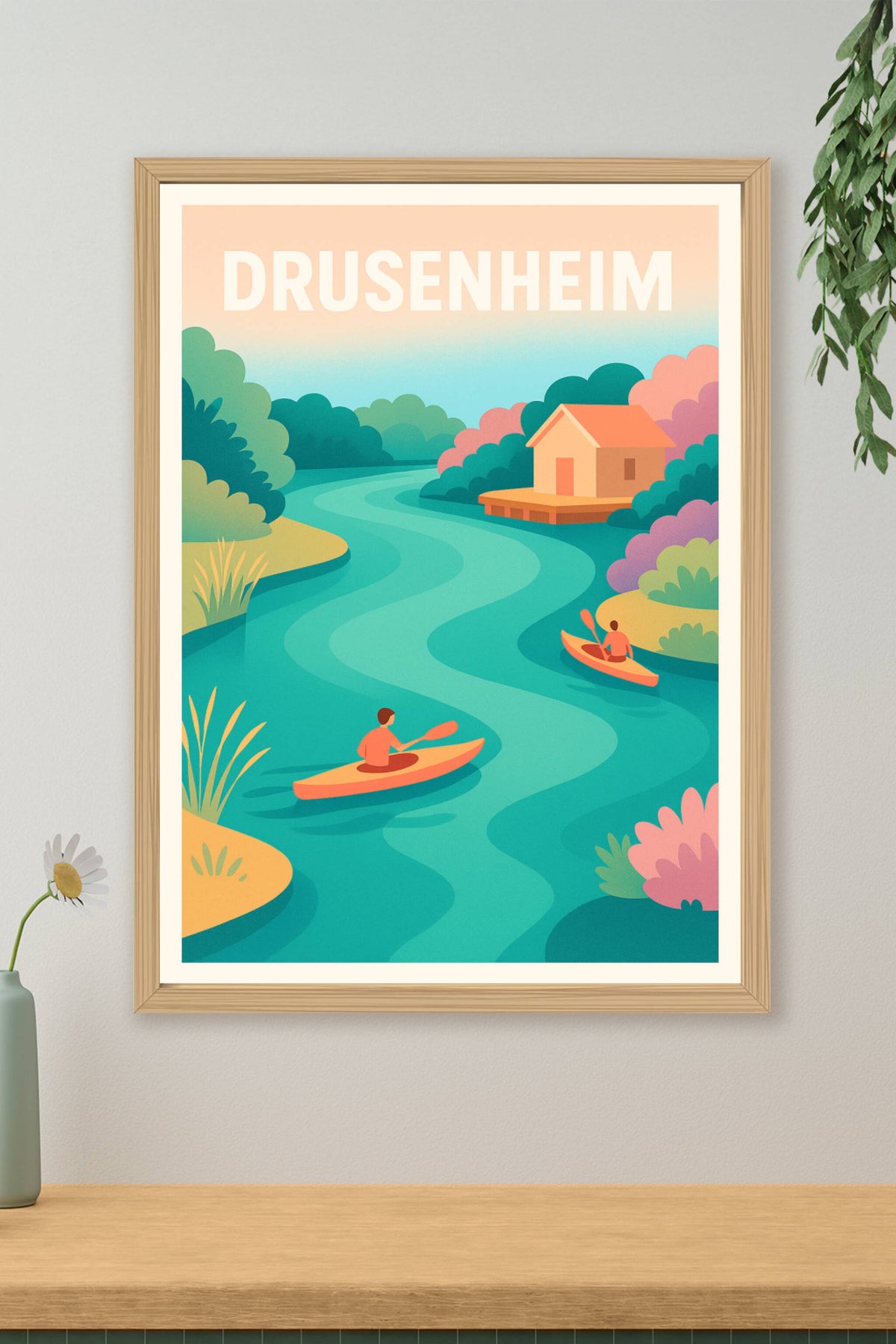 Affiche de Drusenheim - Évasion et douceur au fil de l'eau