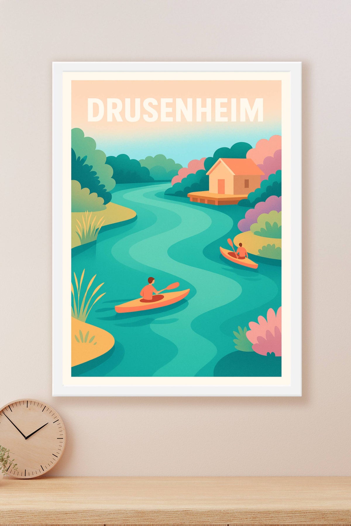 Affiche de Drusenheim - Évasion et douceur au fil de l'eau