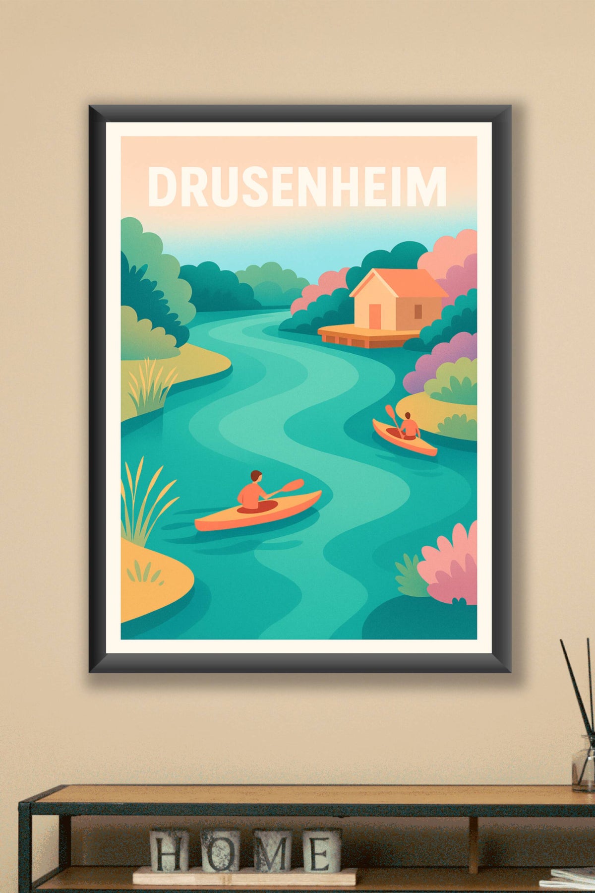 Affiche de Drusenheim - Évasion et douceur au fil de l'eau