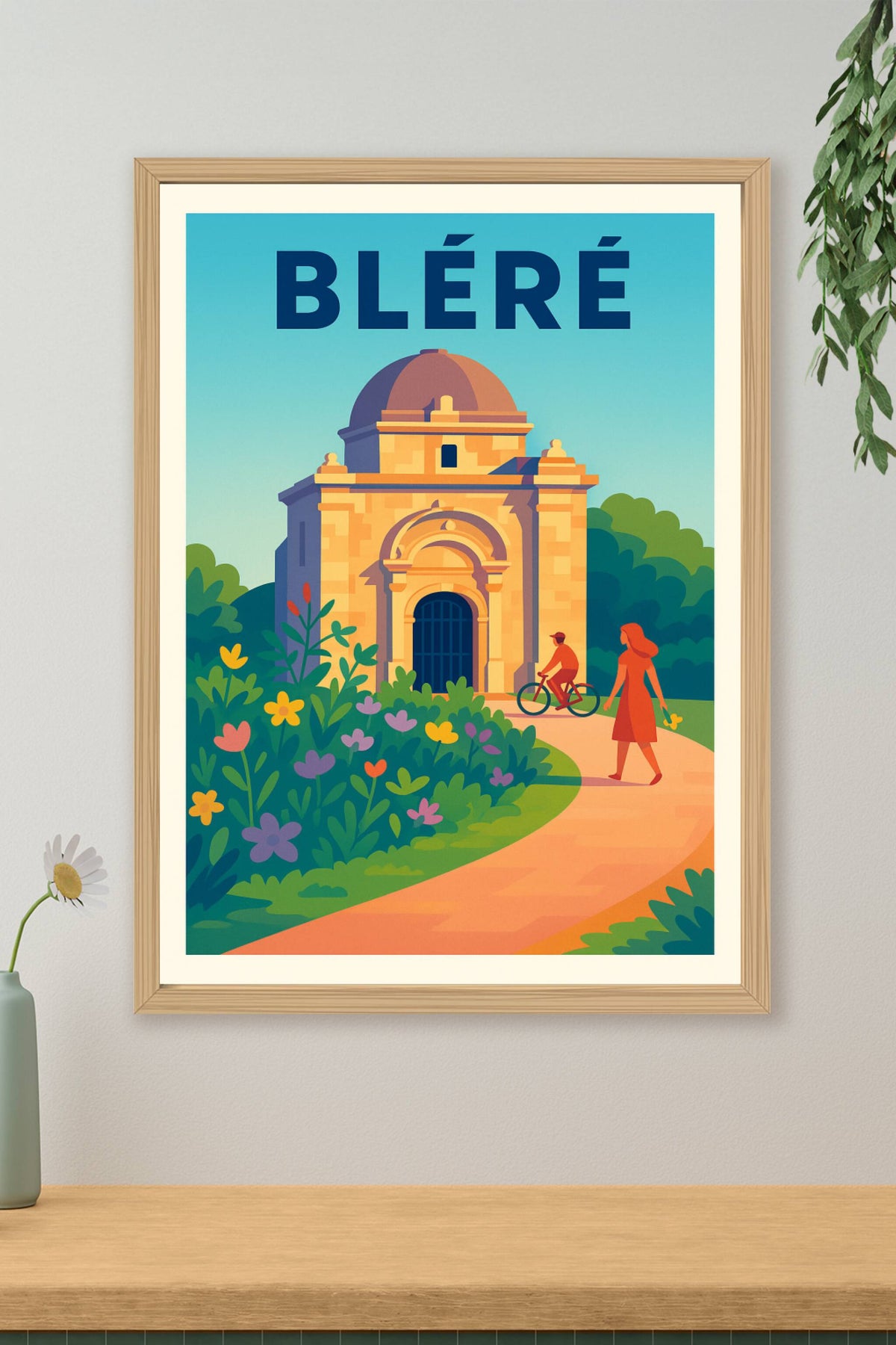 Affiche de Bléré - L'élégance historique au cœur de la nature