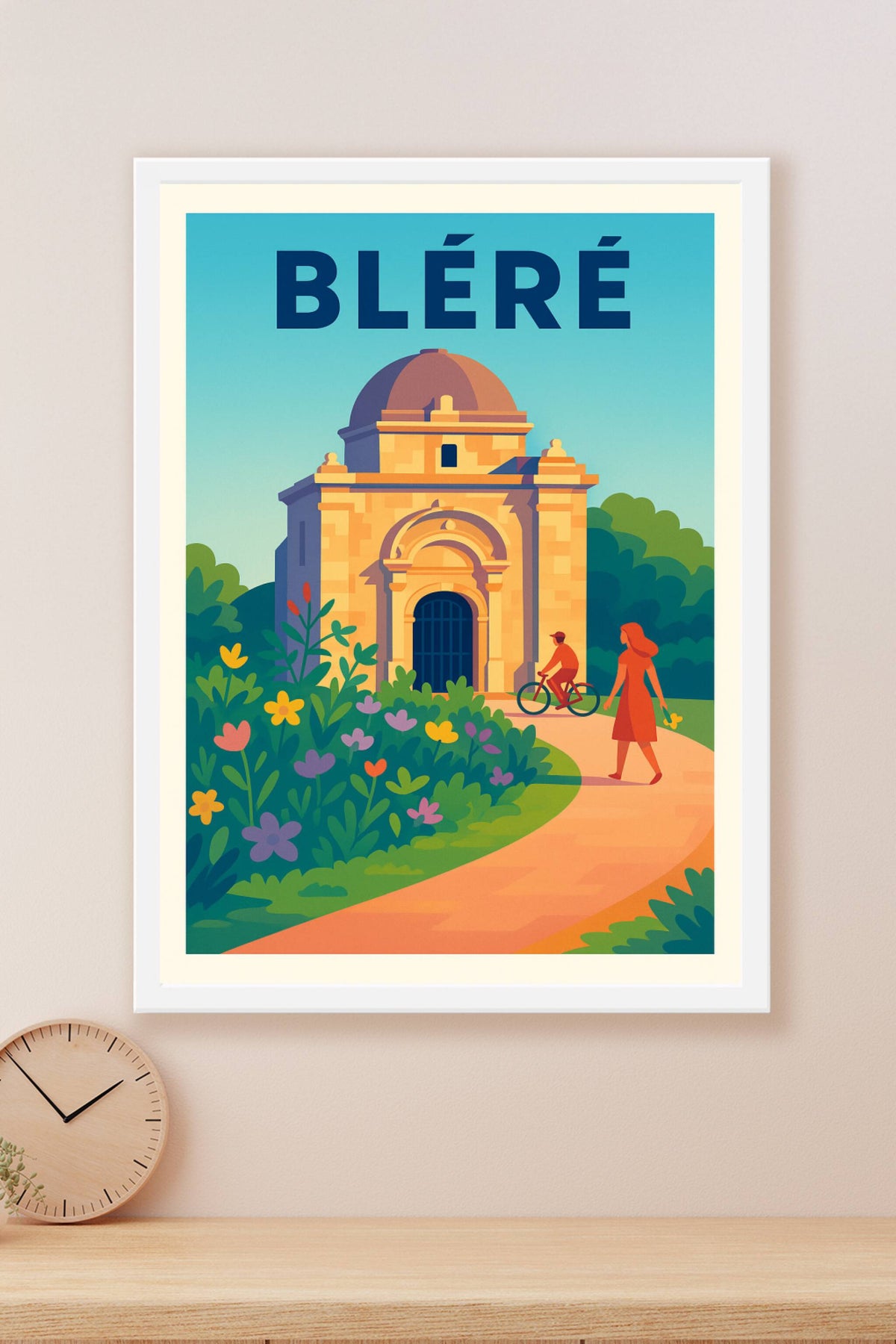 Affiche de Bléré - L'élégance historique au cœur de la nature