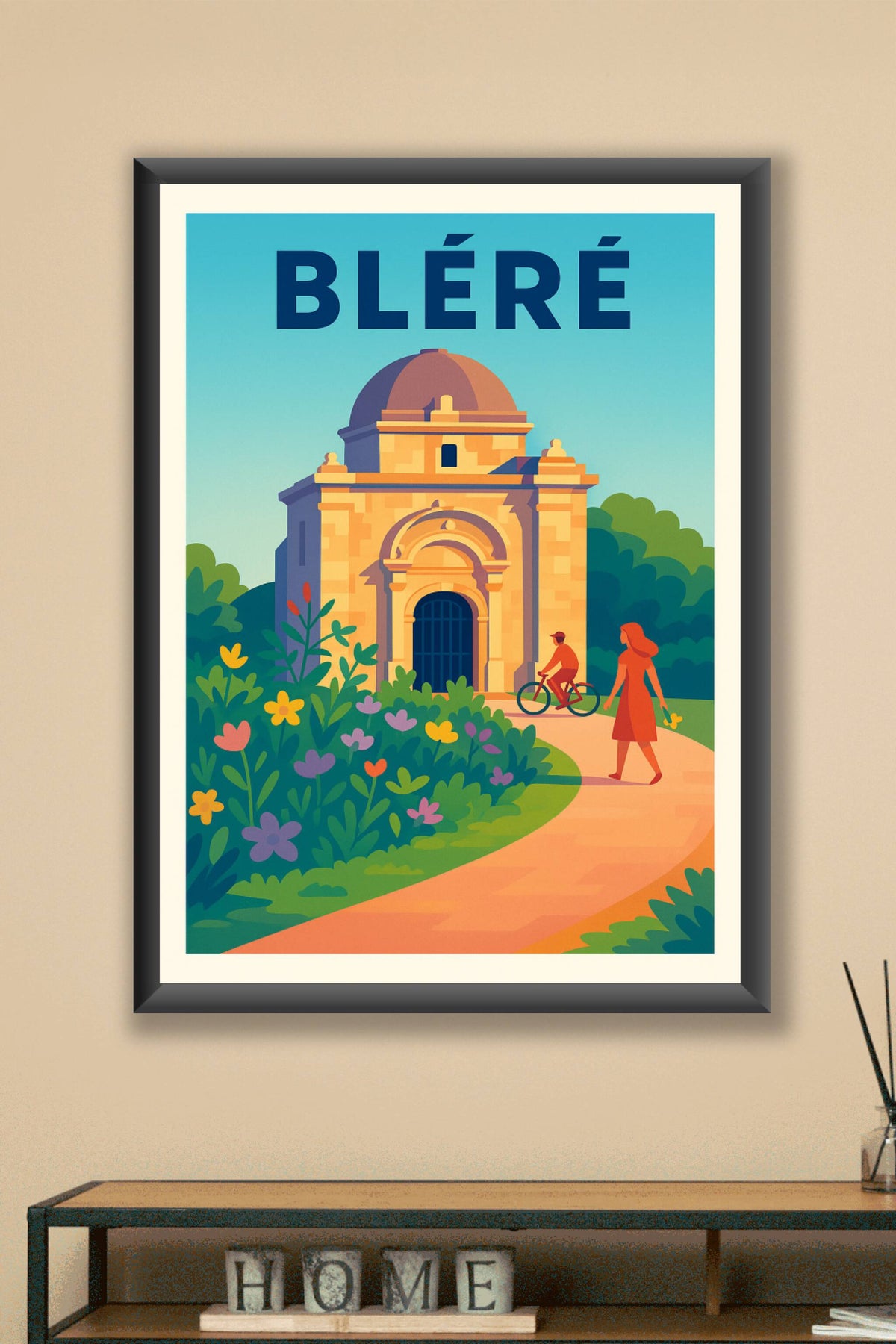 Affiche de Bléré - L'élégance historique au cœur de la nature