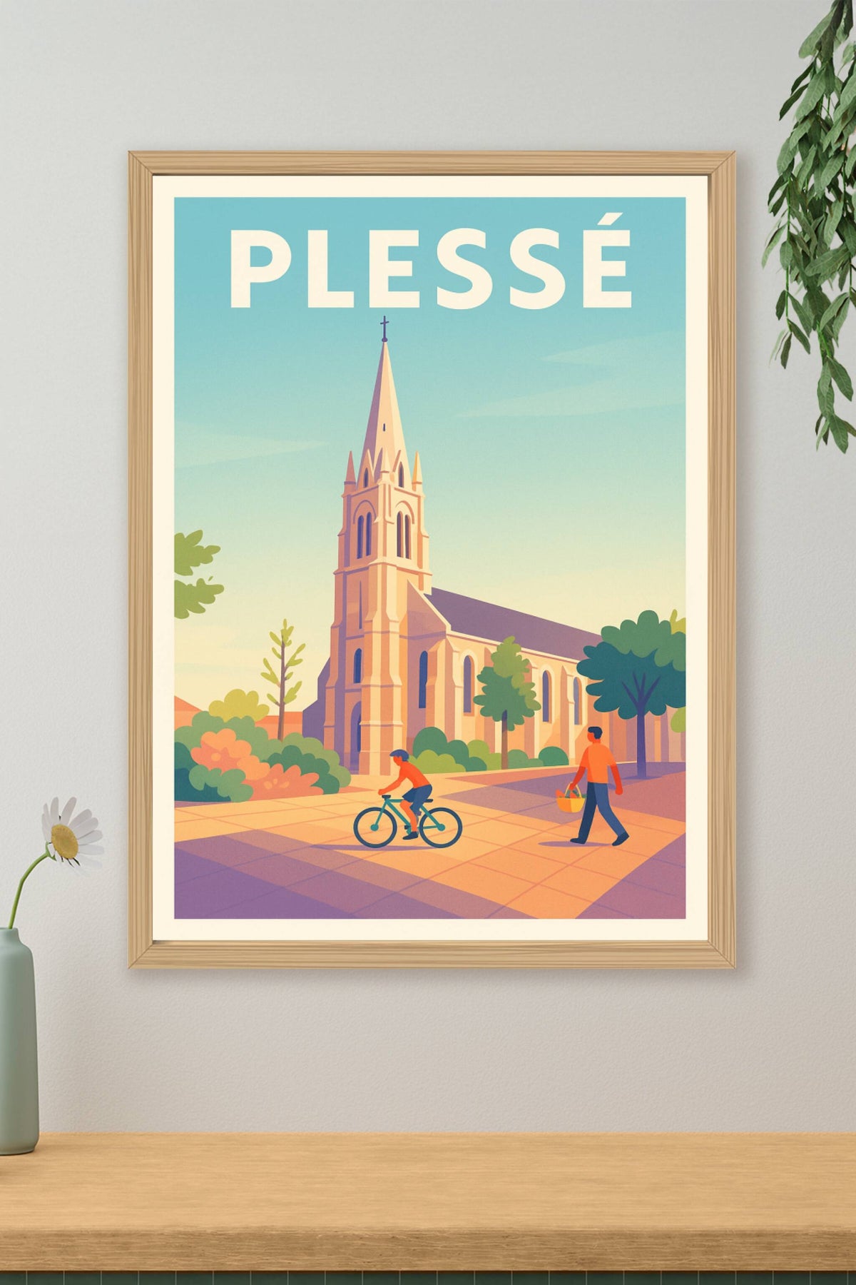 Affiche de Plessé - L'église au cœur de la vie locale