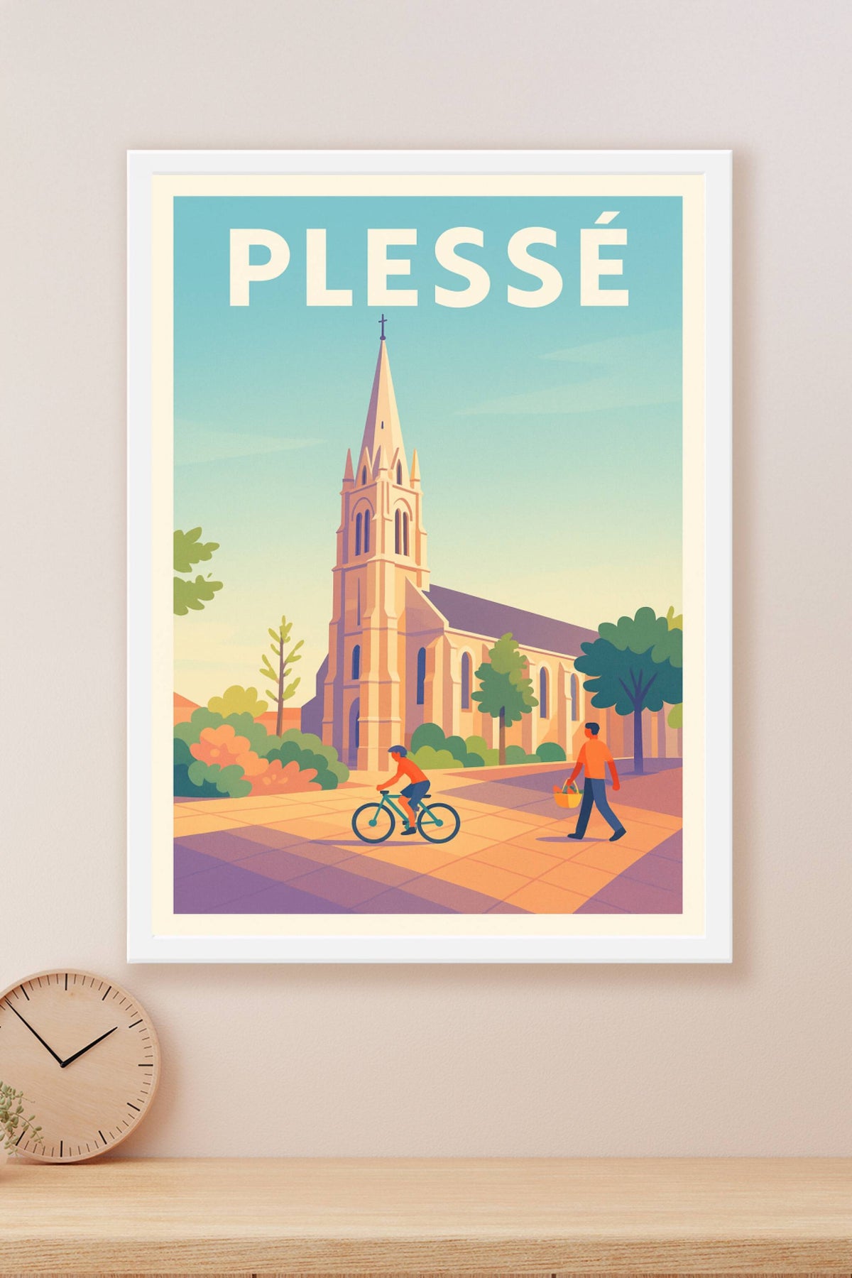 Affiche de Plessé - L'église au cœur de la vie locale