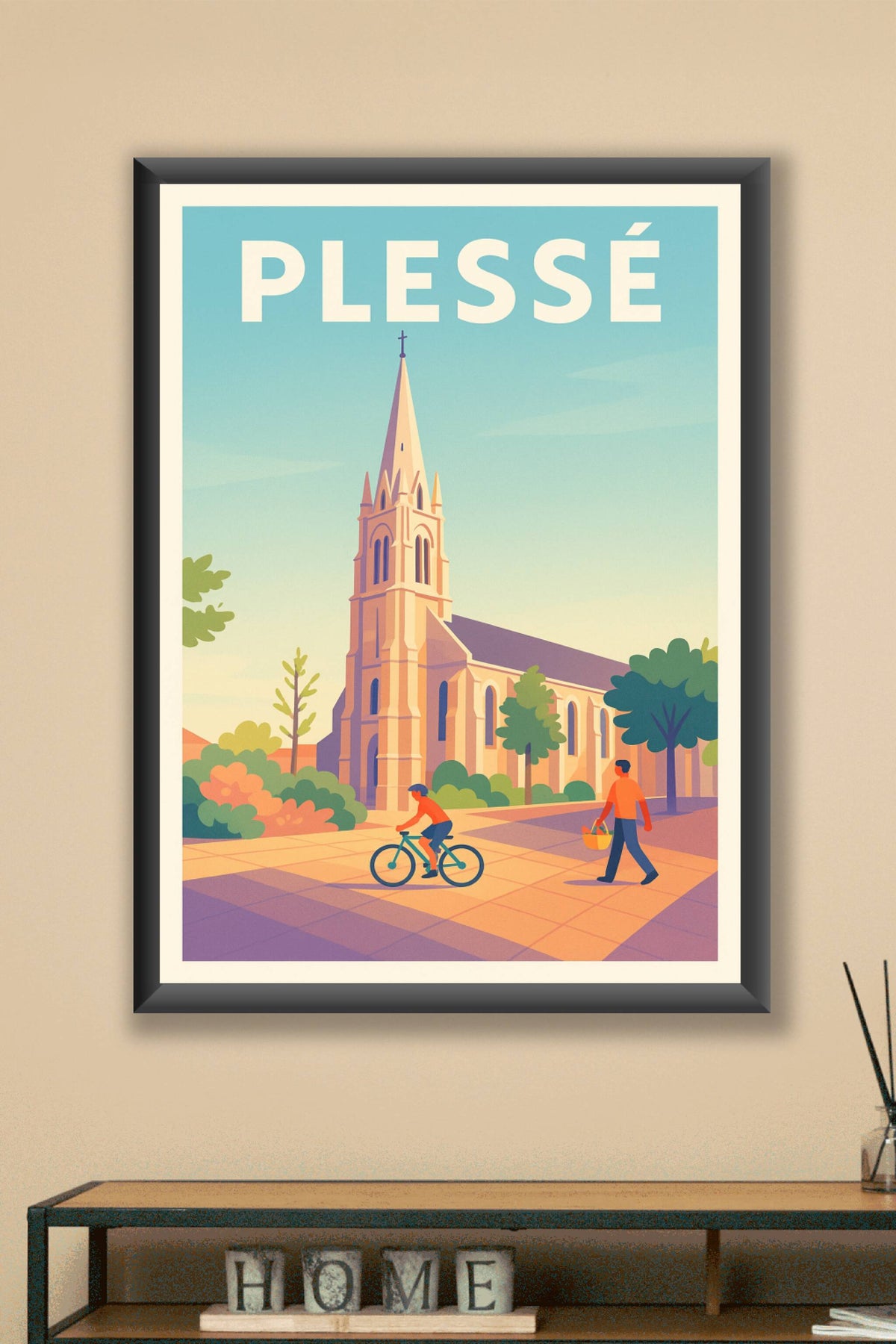 Affiche de Plessé - L'église au cœur de la vie locale