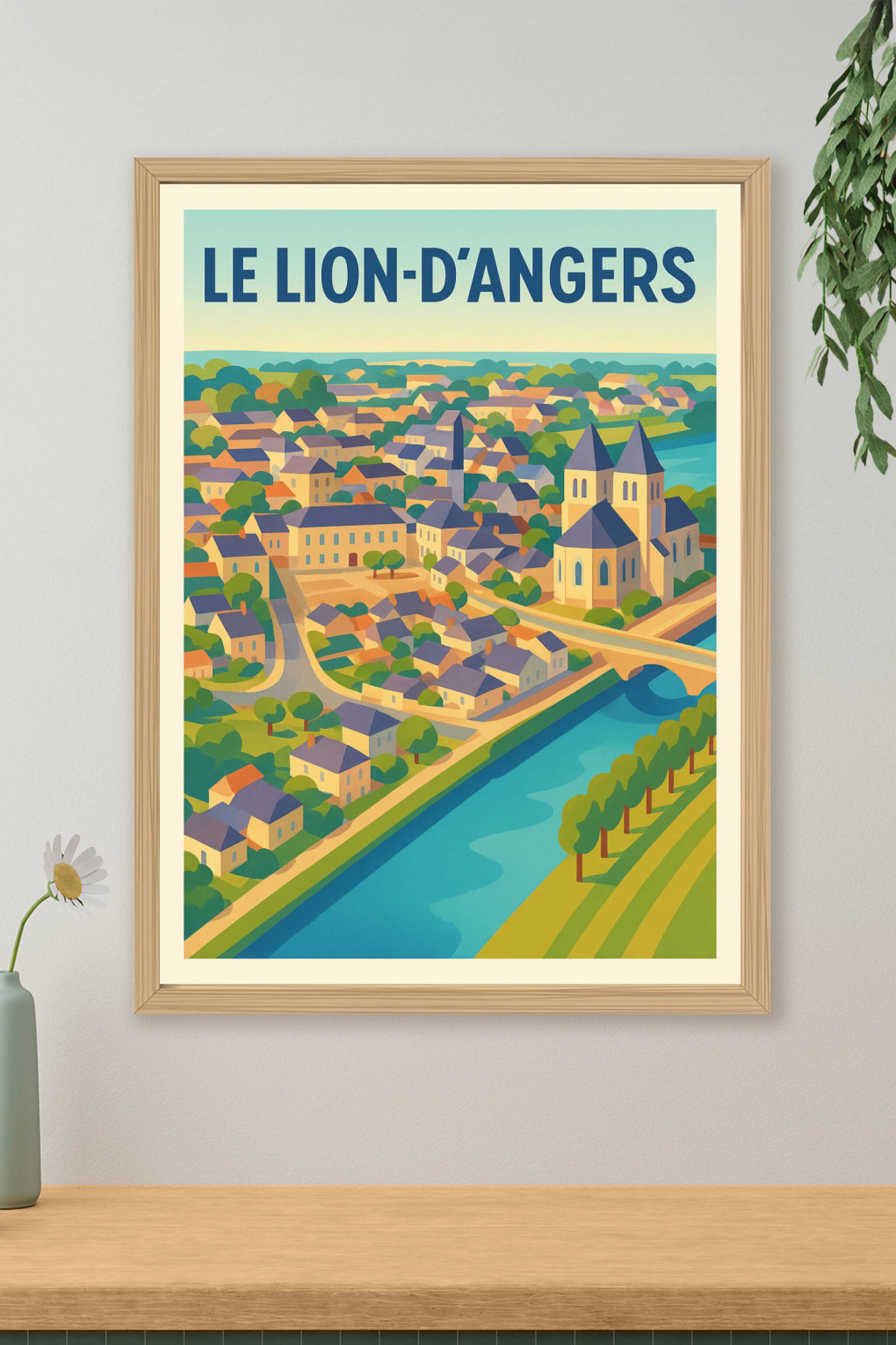 Affiche de Le Lion-d'Angers - Charme et sérénité de la douceur angevine