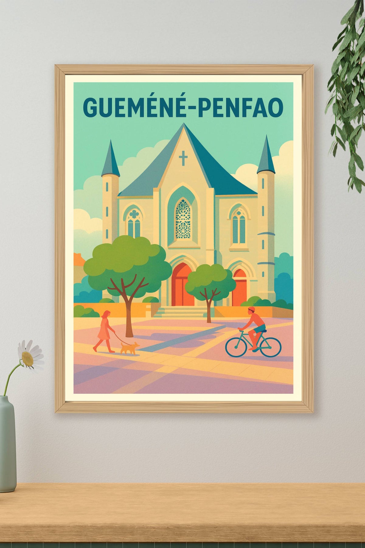 Affiche de Guémené-Penfao - Charme et sérénité au cœur de la Bretagne
