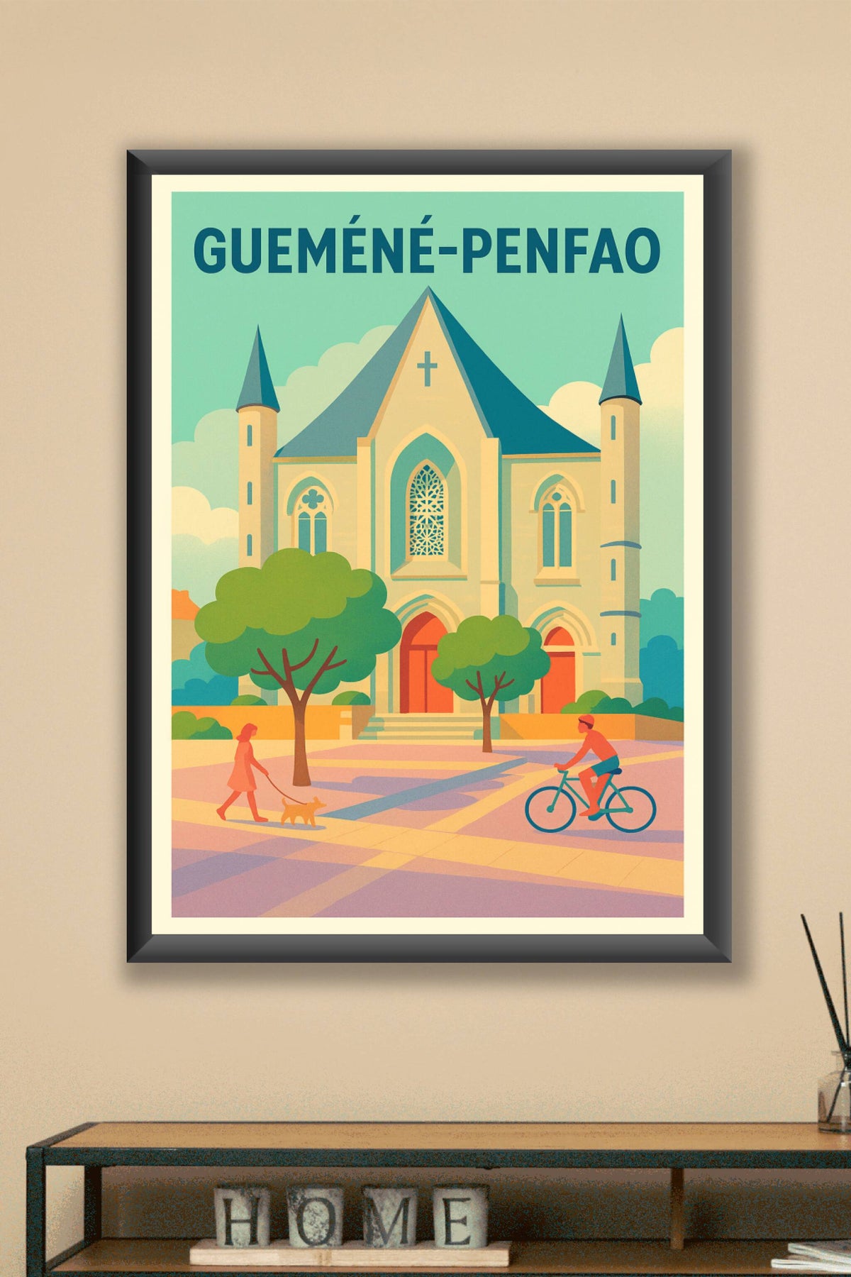 Affiche de Guémené-Penfao - Charme et sérénité au cœur de la Bretagne