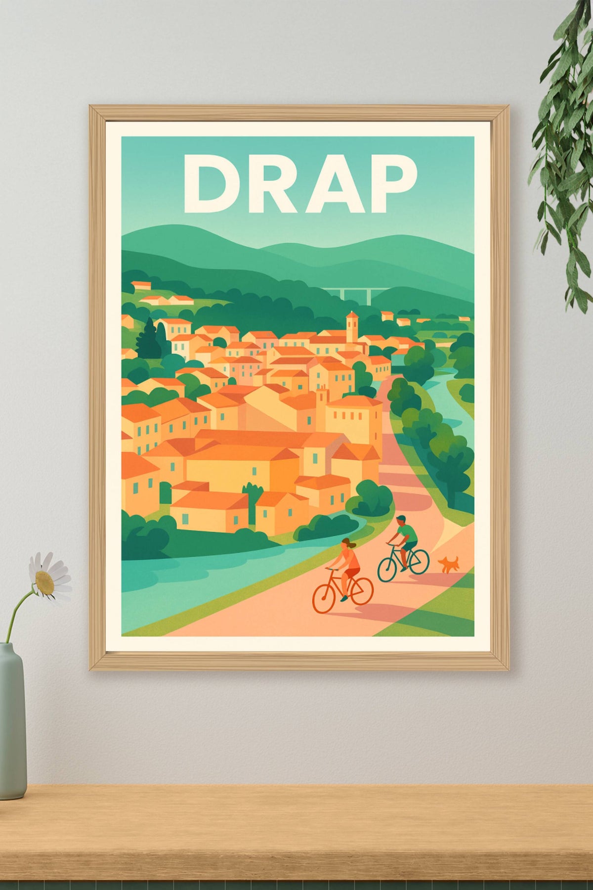 Affiche de Drap - Échappée belle au cœur de la nature