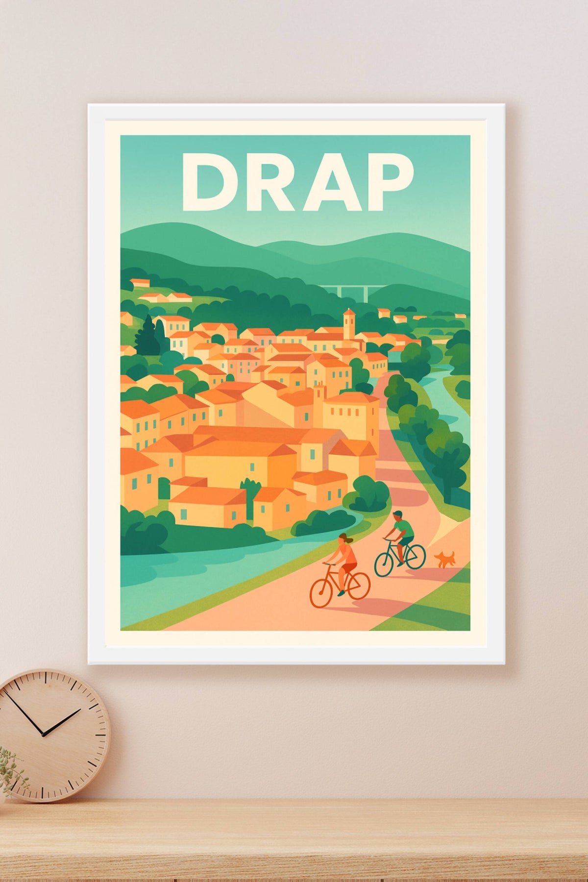 Affiche de Drap - Échappée belle au cœur de la nature