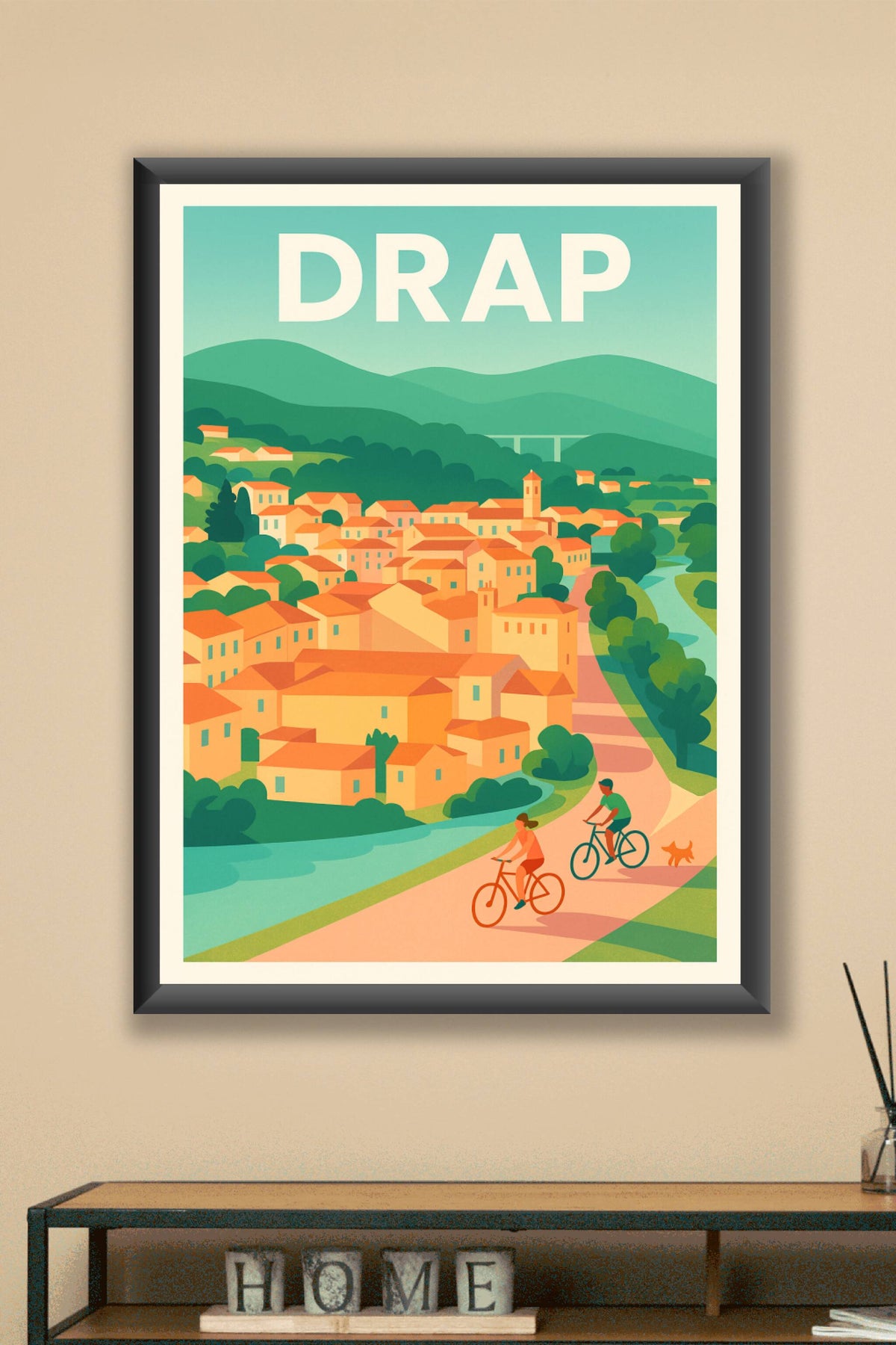 Affiche de Drap - Échappée belle au cœur de la nature