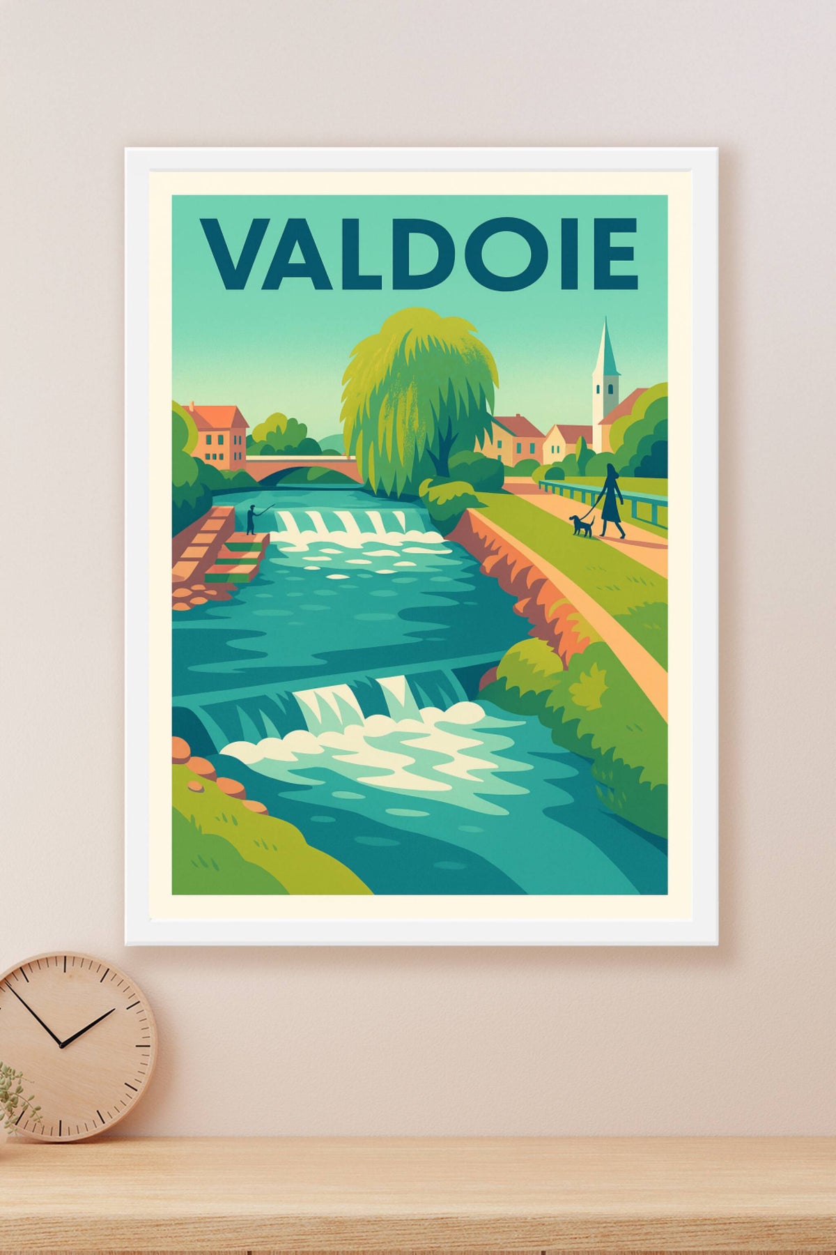 Affiche de Valdoie - Douceur et nature en rivière