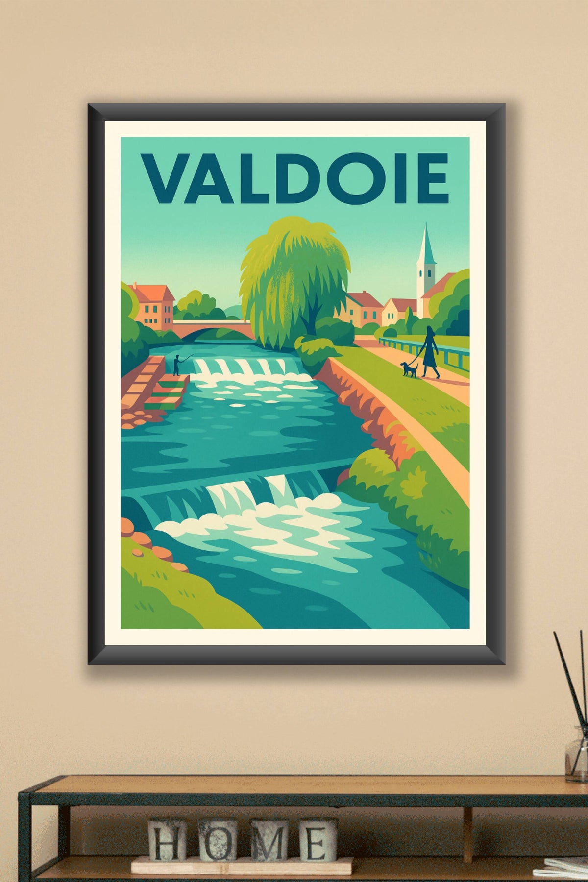 Affiche de Valdoie - Douceur et nature en rivière