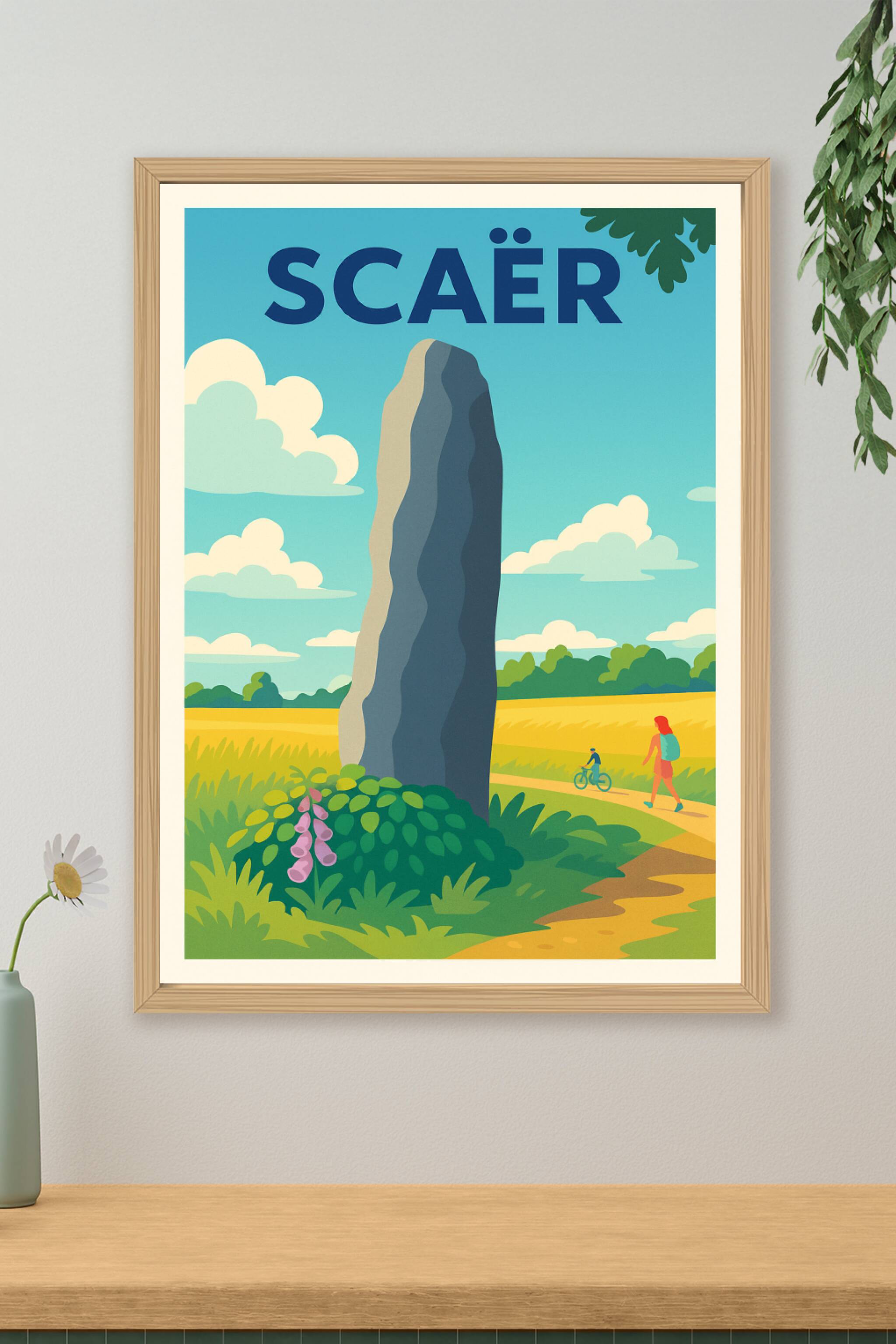 Affiche de Scaër - Entre nature et patrimoine ancestral