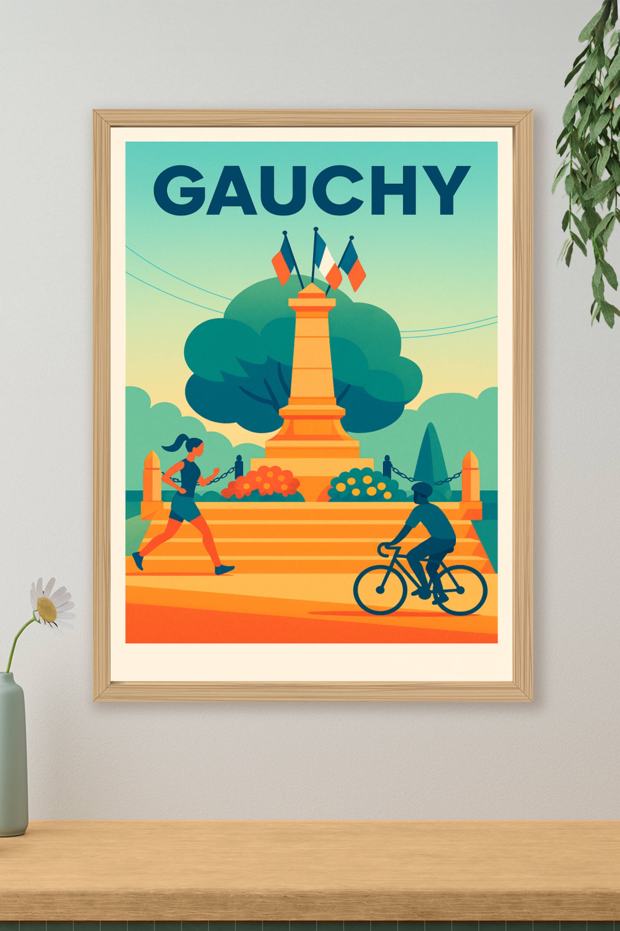 Affiche de Gauchy - L'énergie active au cœur de la ville