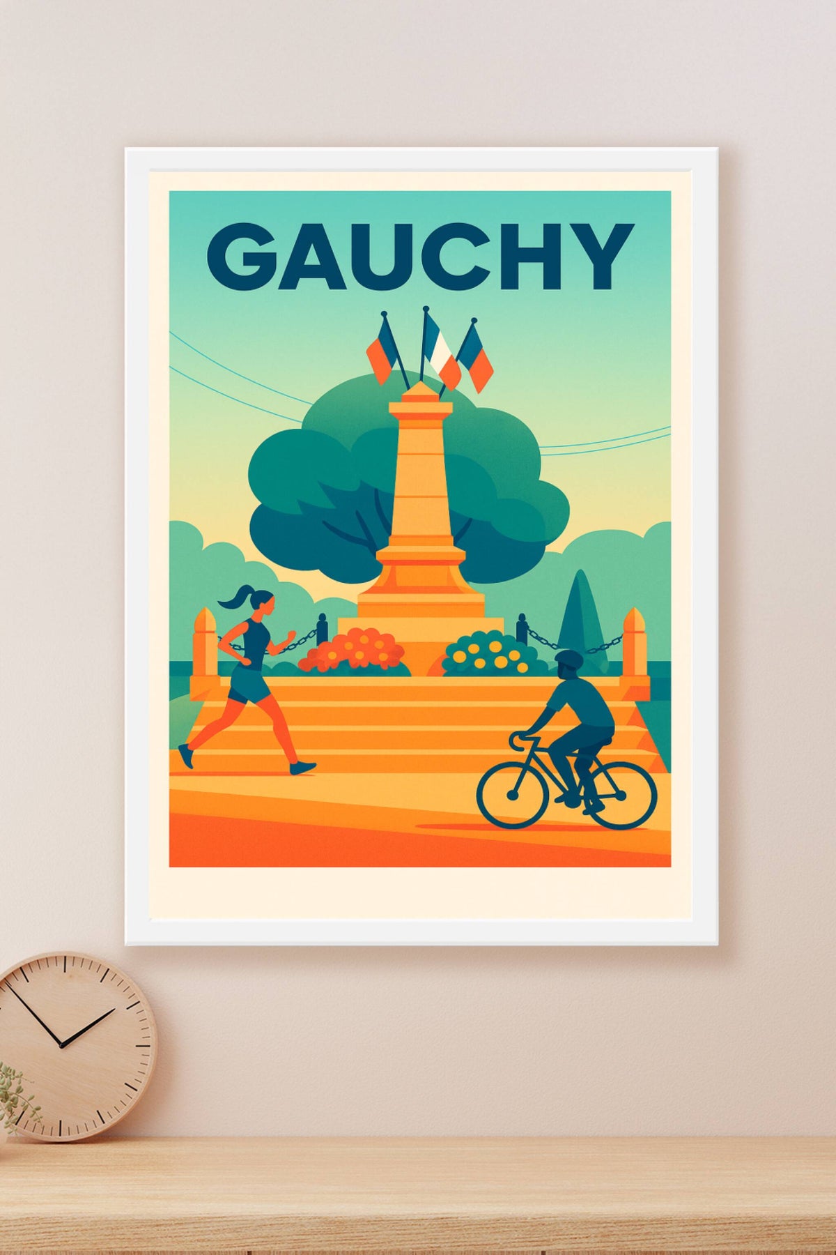 Affiche de Gauchy - L'énergie active au cœur de la ville