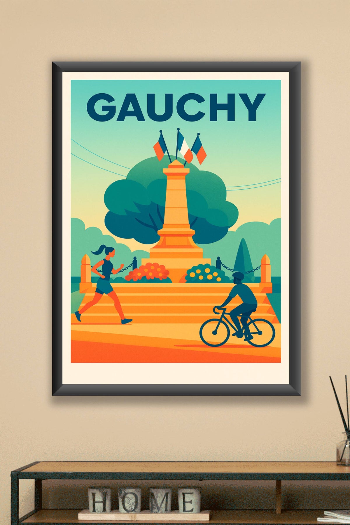 Affiche de Gauchy - L'énergie active au cœur de la ville