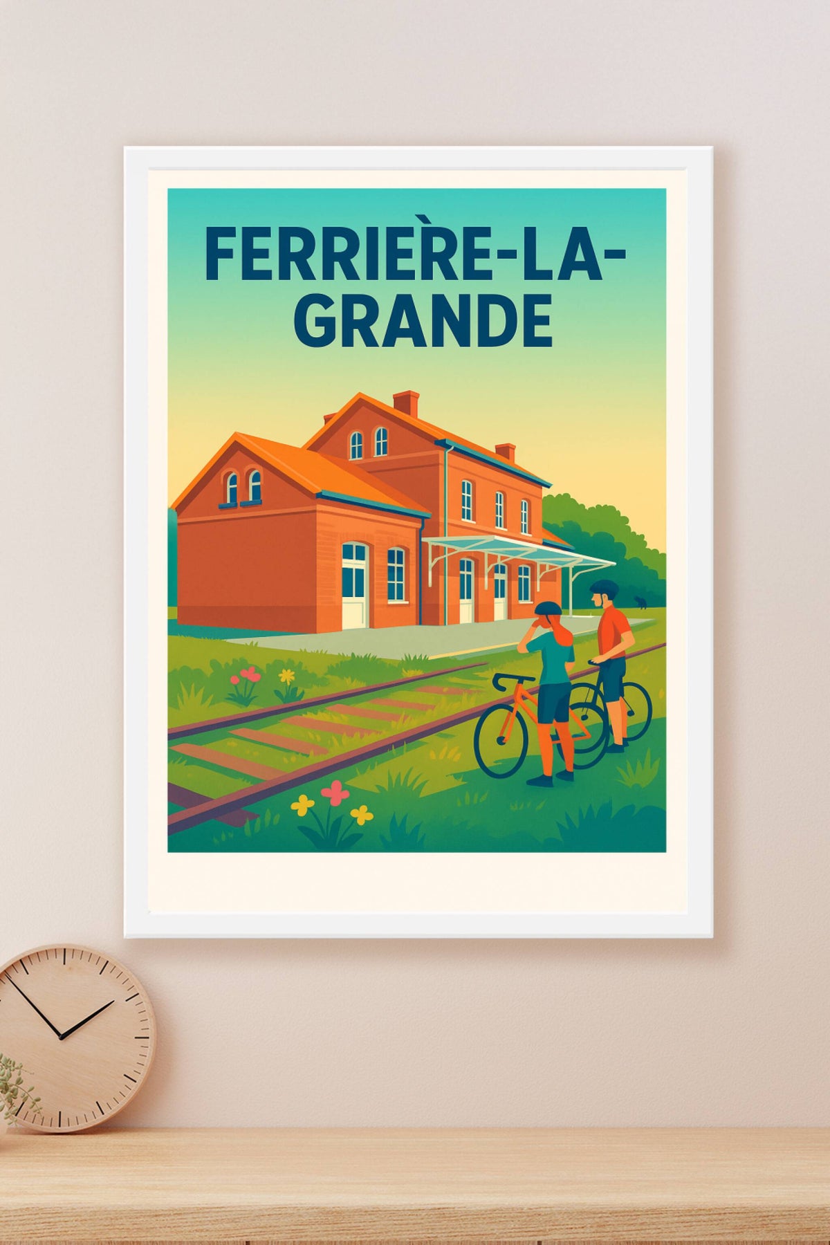 Affiche de Ferrière-la-Grande - Charme et douceur d'une halte paisible