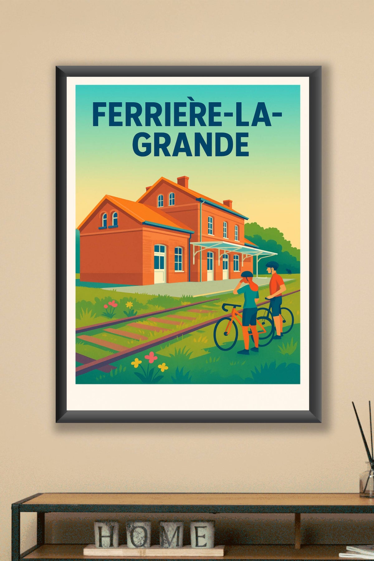 Affiche de Ferrière-la-Grande - Charme et douceur d'une halte paisible