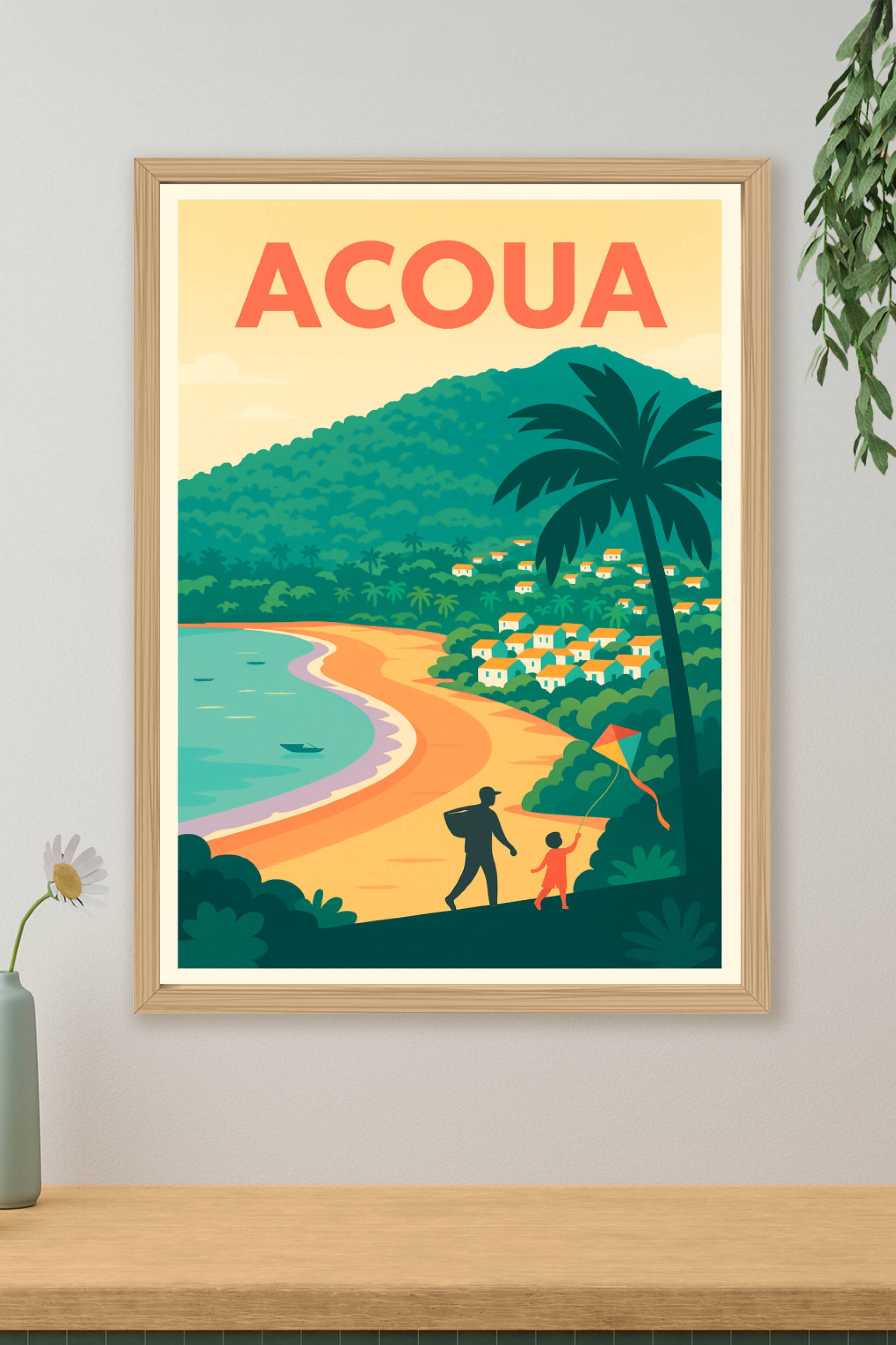 Affiche de Acoua - Évasion tropicale au bord de la mer