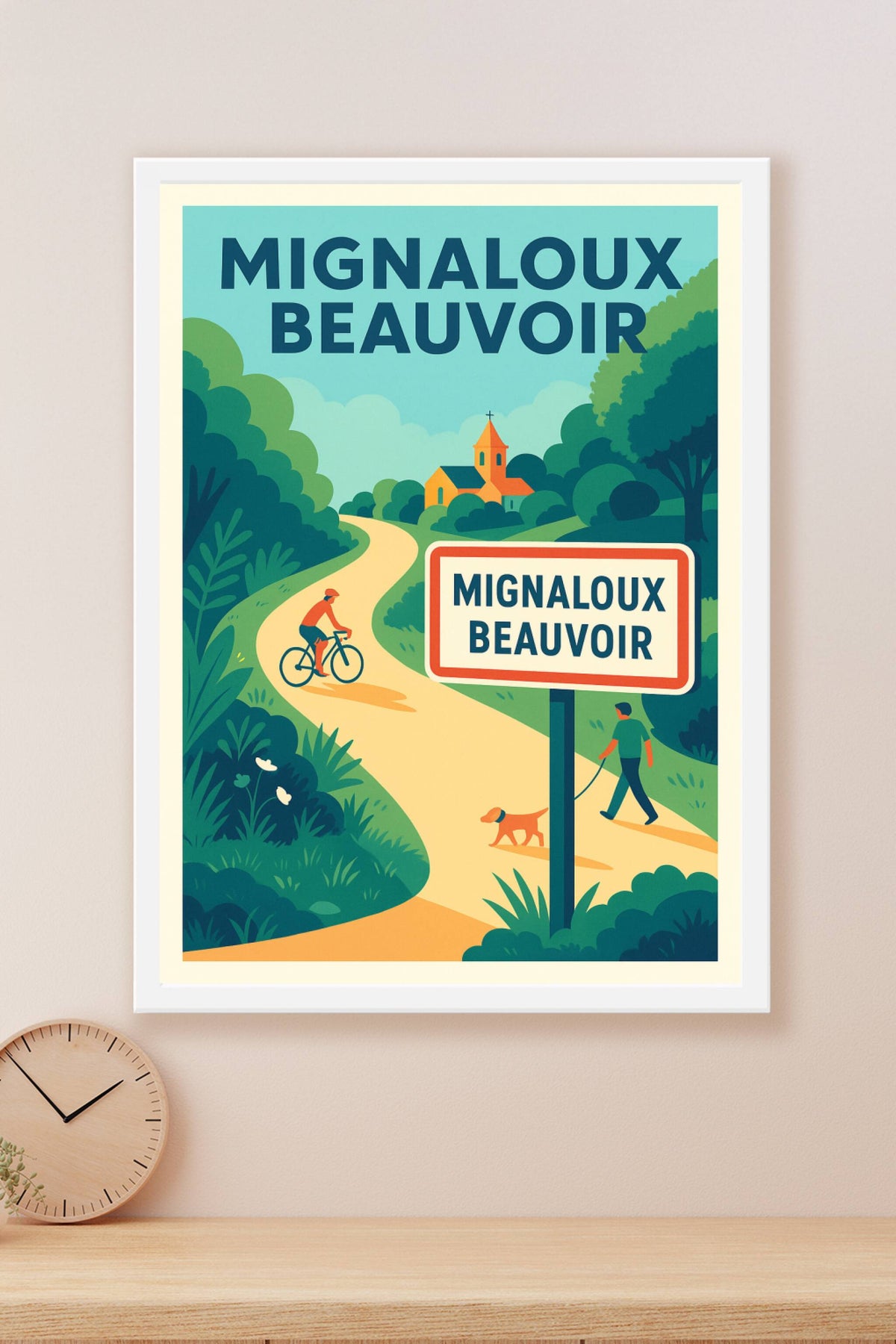 Affiche de Mignaloux-Beauvoir - L'art de la balade bucolique