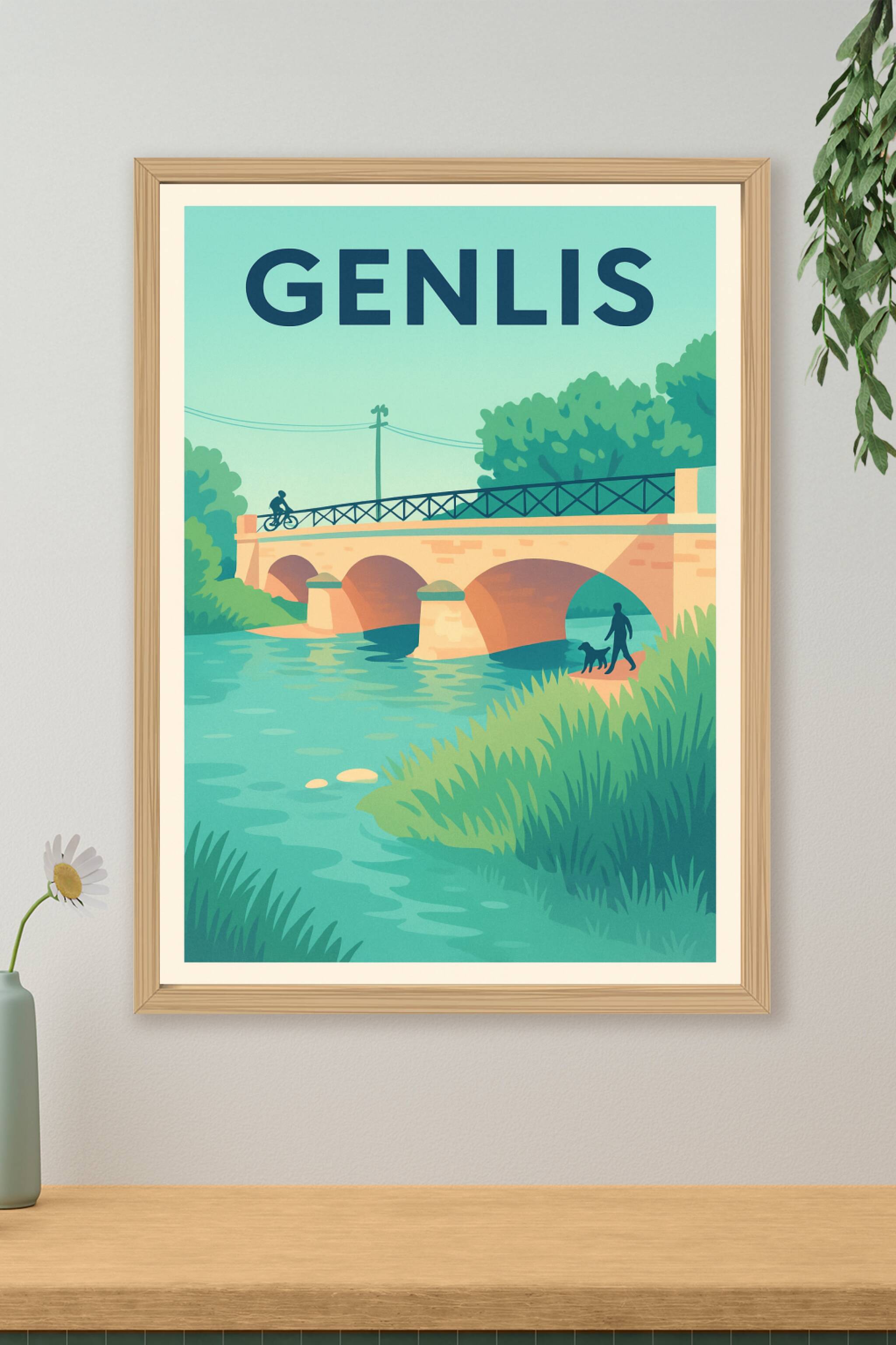 Affiche de Genlis - Sérénité au fil de l'eau