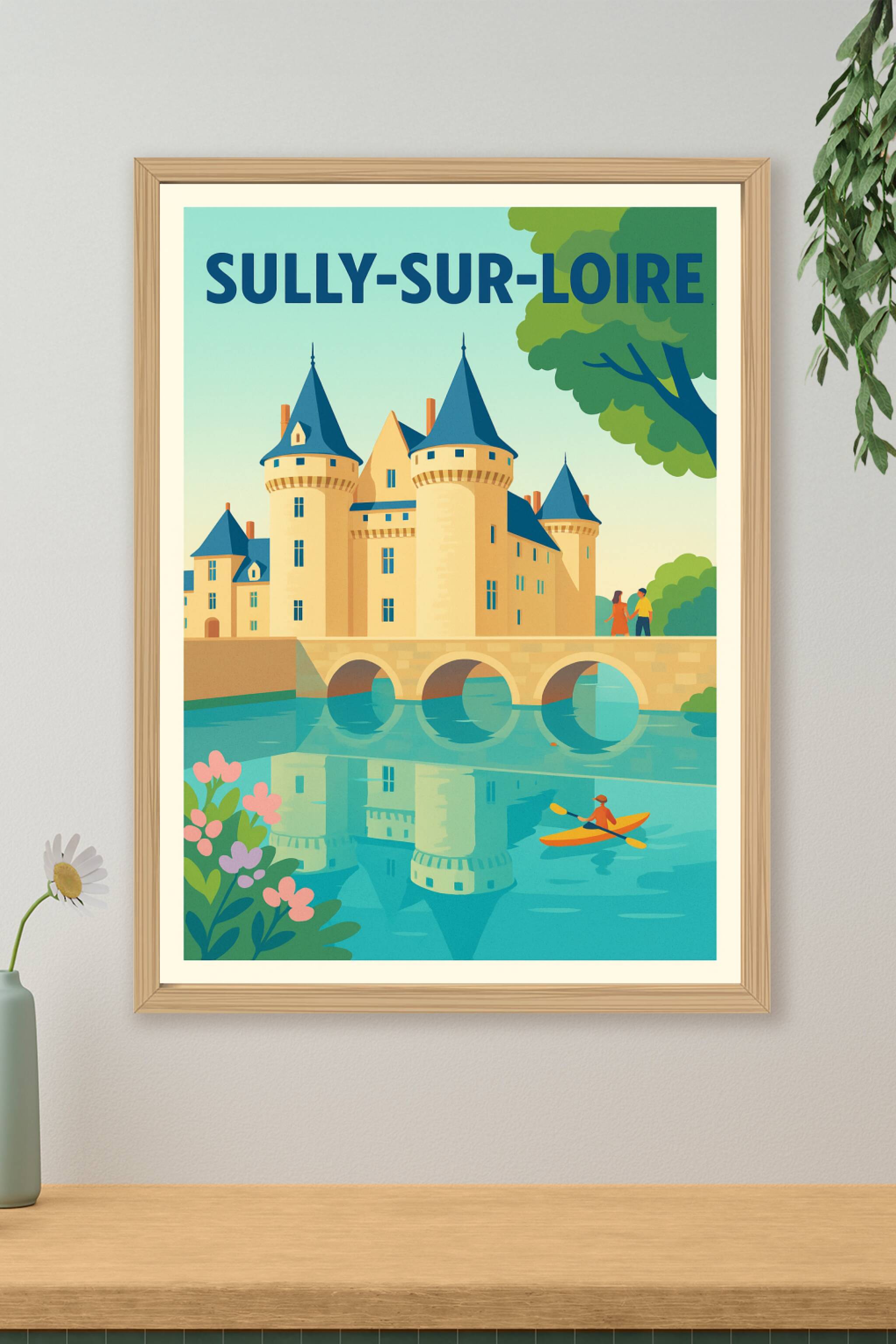 Affiche de Sully-sur-Loire - Charme historique au fil de l'eau