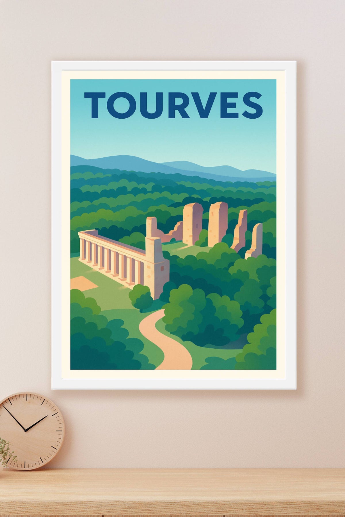 Affiche de Tourves - Trésor historique et nature préservée