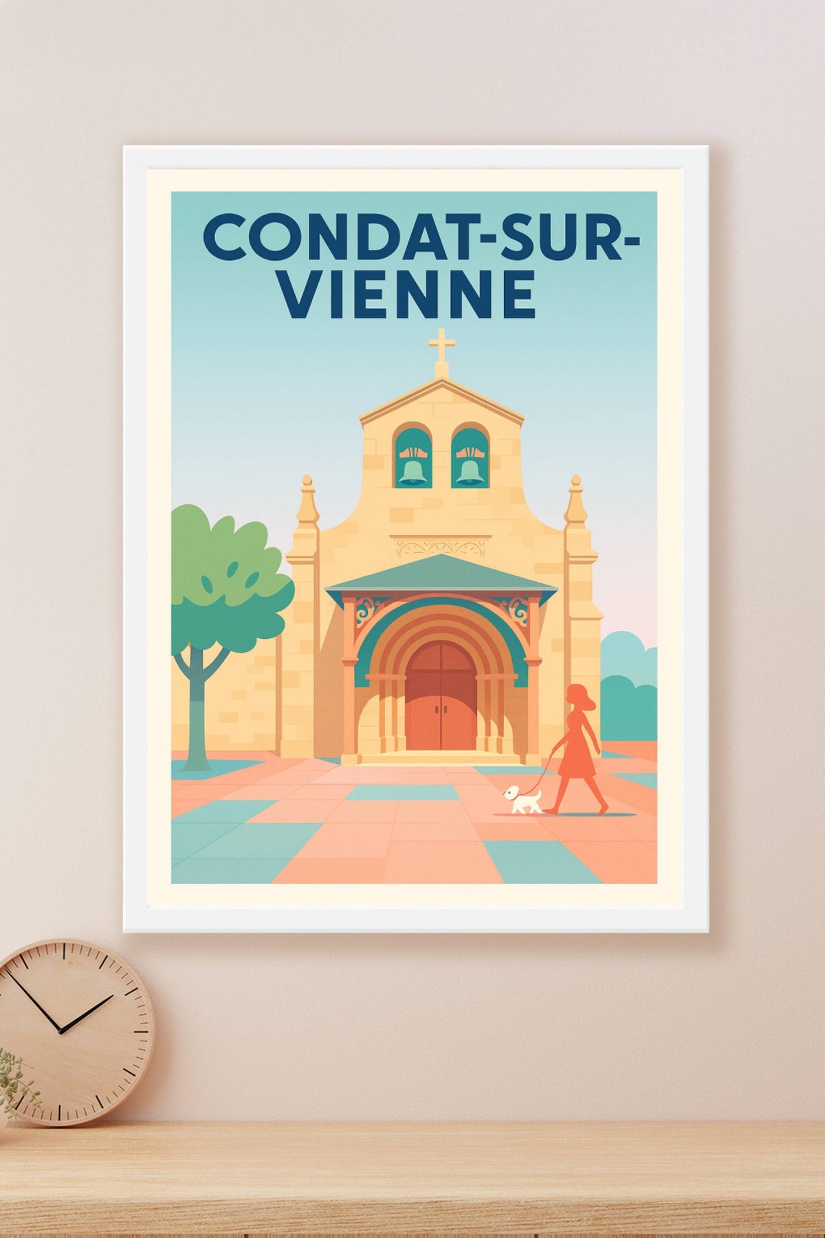 Affiche de Condat-sur-Vienne - Charme intemporel et douceur de vivre
