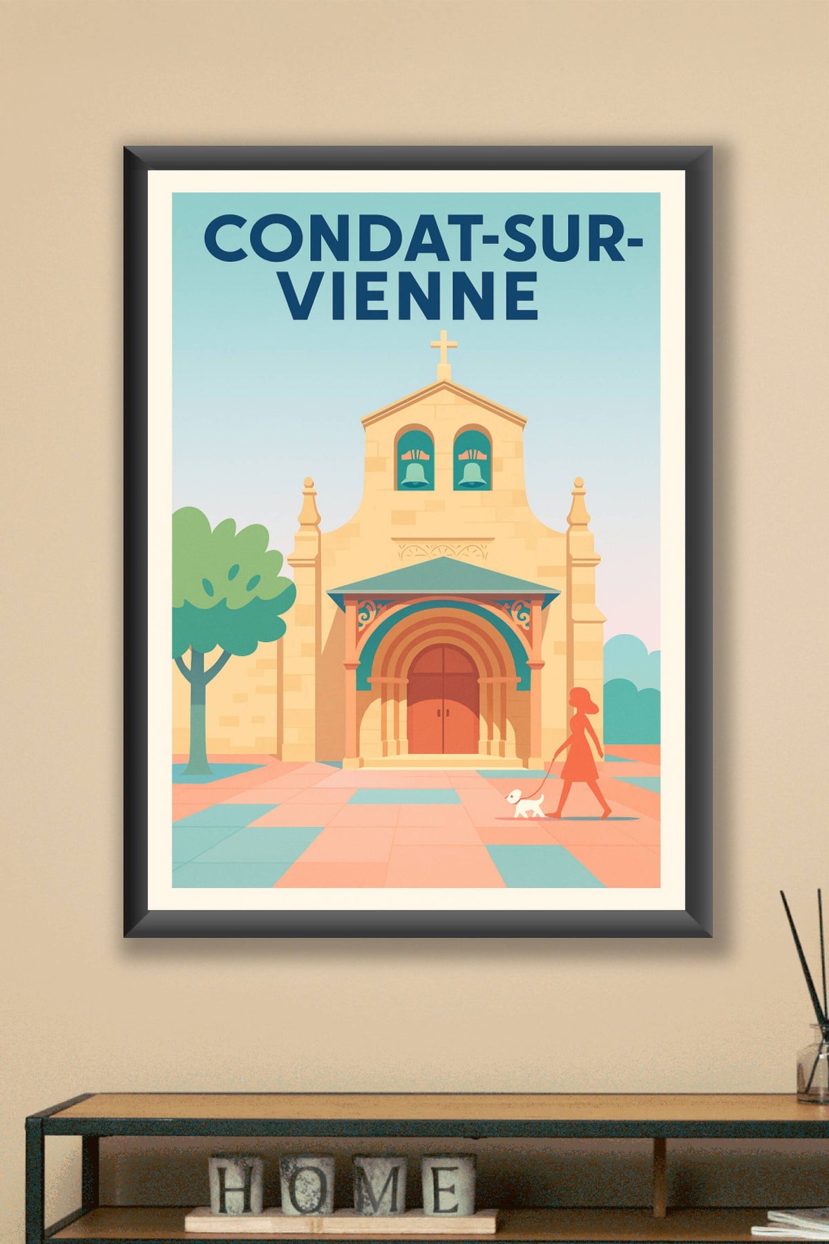Affiche de Condat-sur-Vienne - Charme intemporel et douceur de vivre