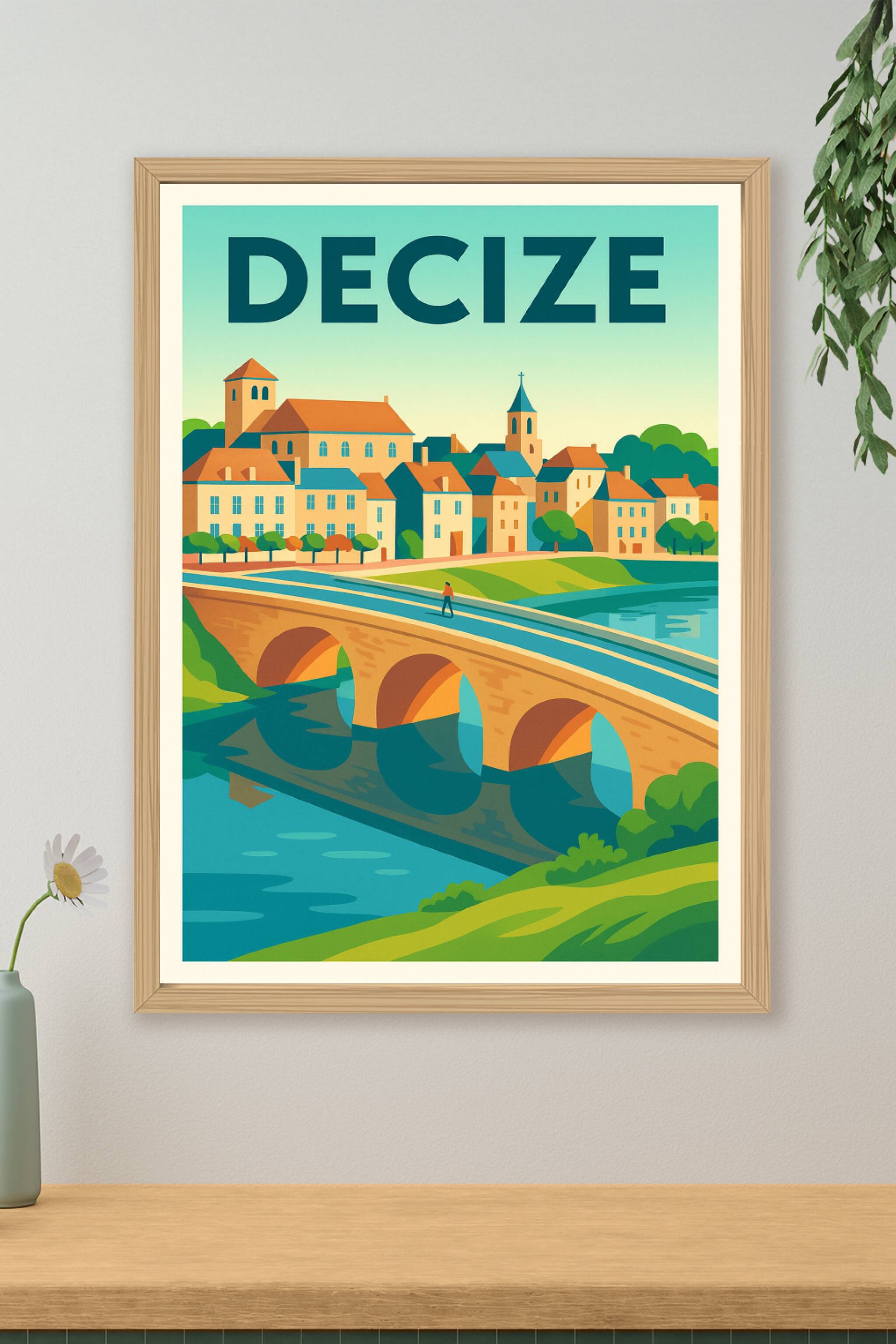 Affiche de Decize - Charme intemporel au bord de l'eau
